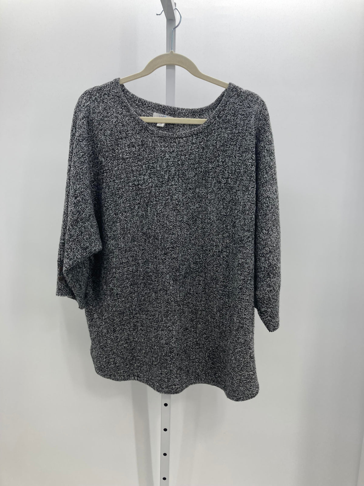 Croft & Barrow Size 2X Womens 3/4 Sleeve Sweater