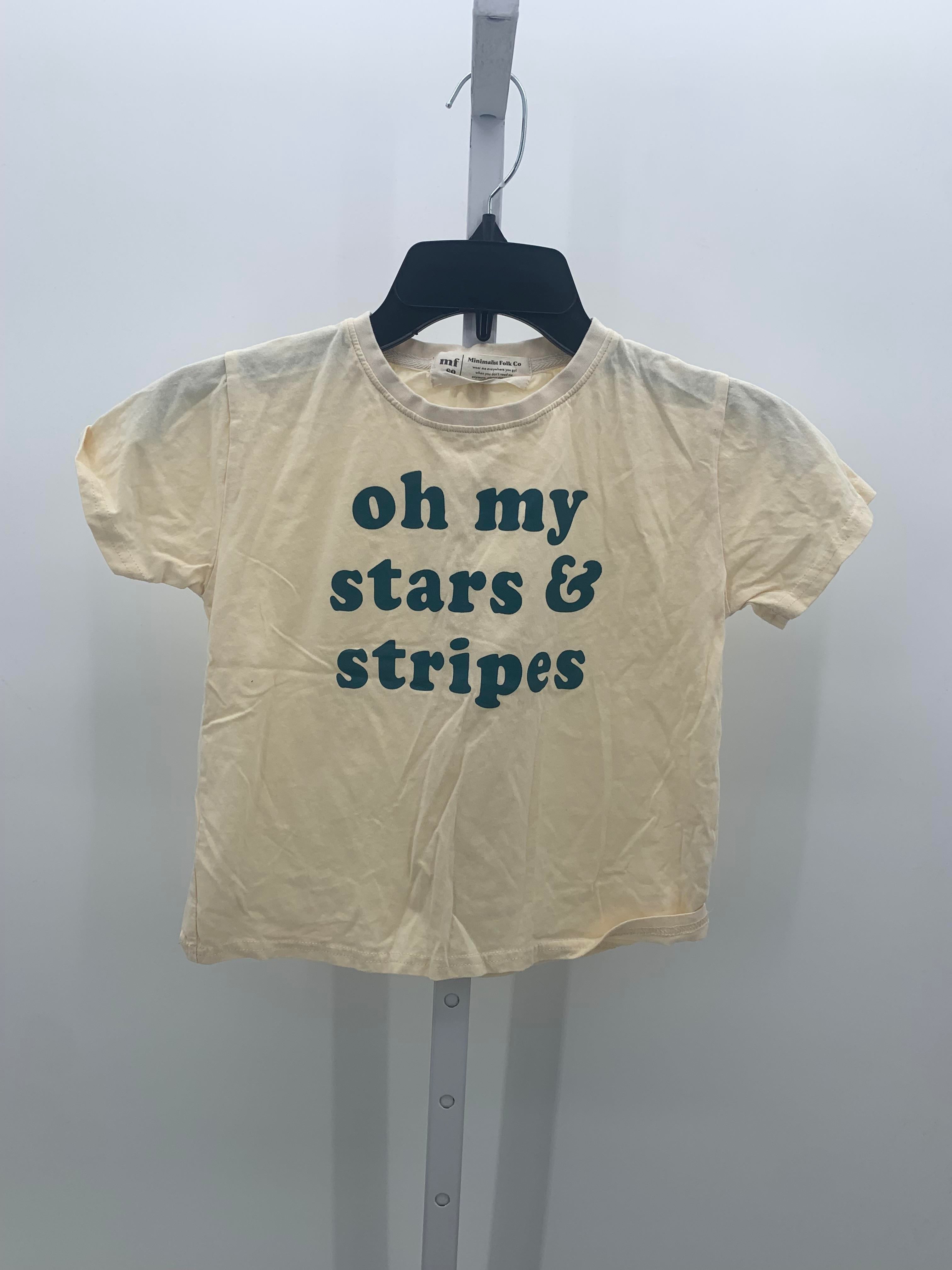 Size 4-5 Girls Short Sleeve Shirt