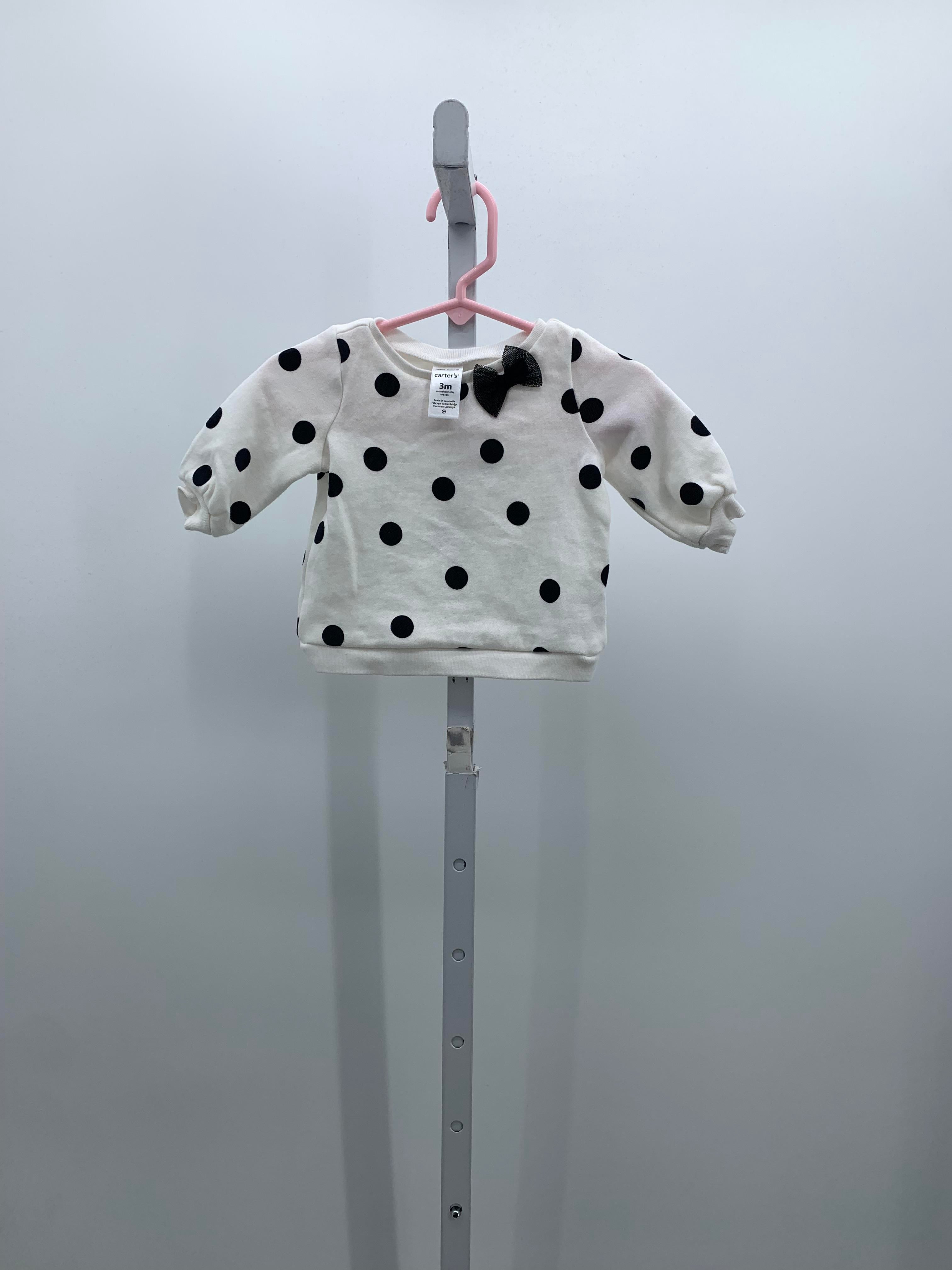 Carters Size 3 Months Girls Long Sleeve Shirt