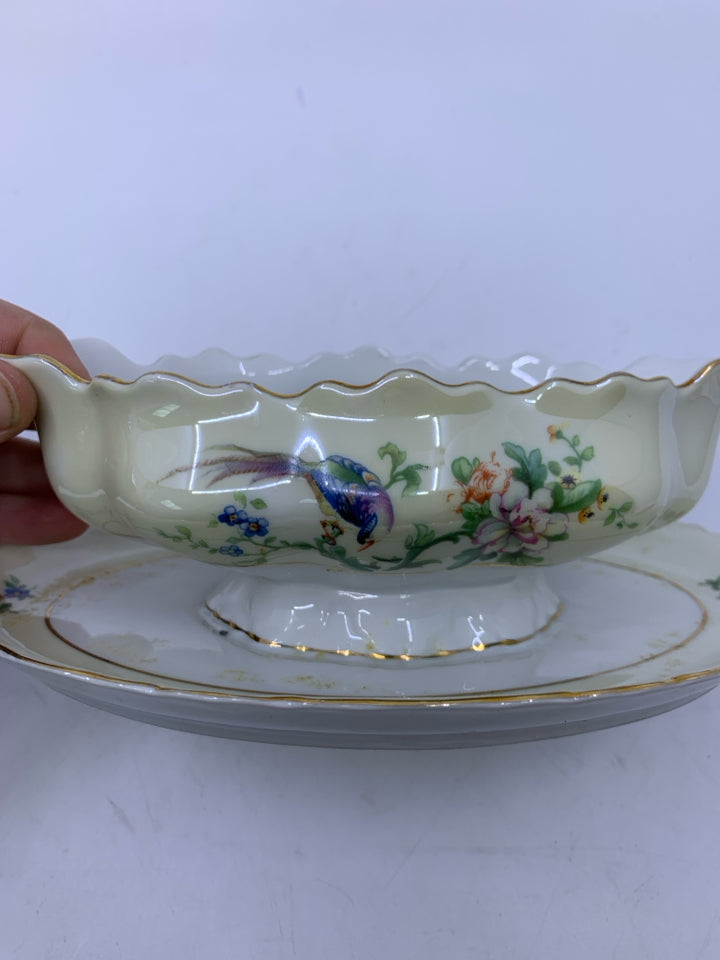 VTG SONGBIRD GRAVY BOAT- HEINRICH & CO SELB.