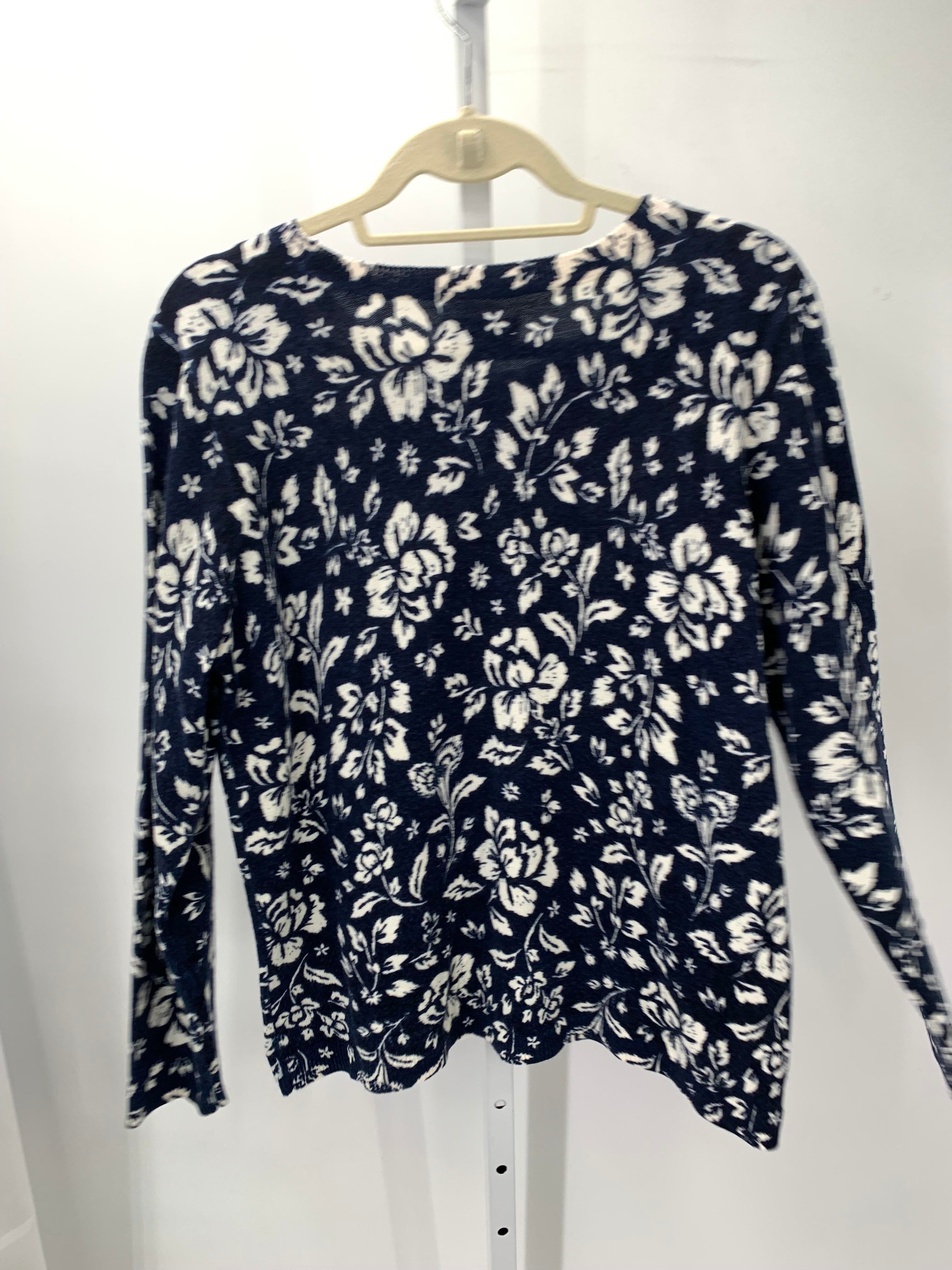 Croft & Barrow Size Large Misses Long Slv Sweater