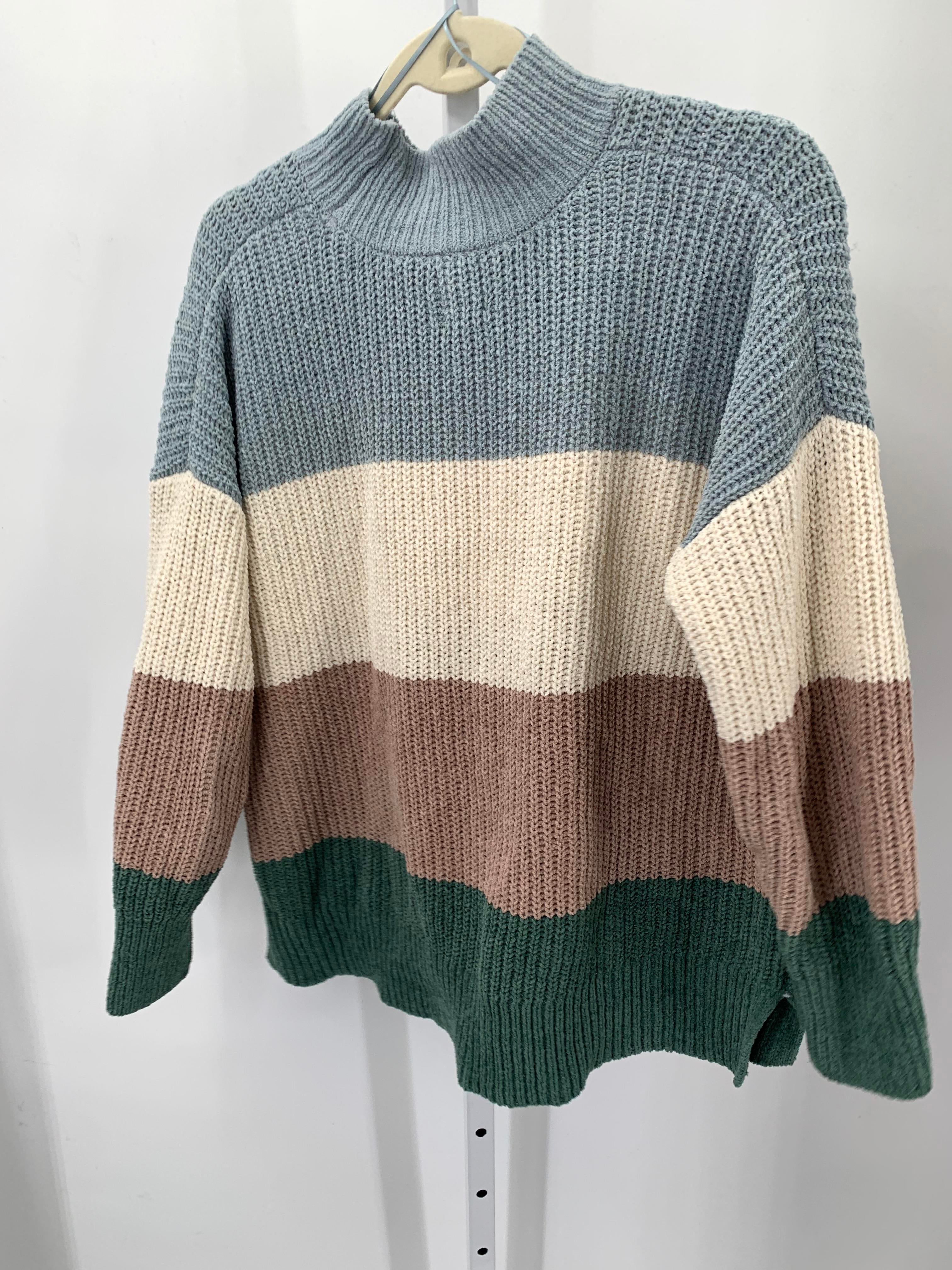 Hippie Rose Size Extra Large Juniors Long Sleeve Sweater