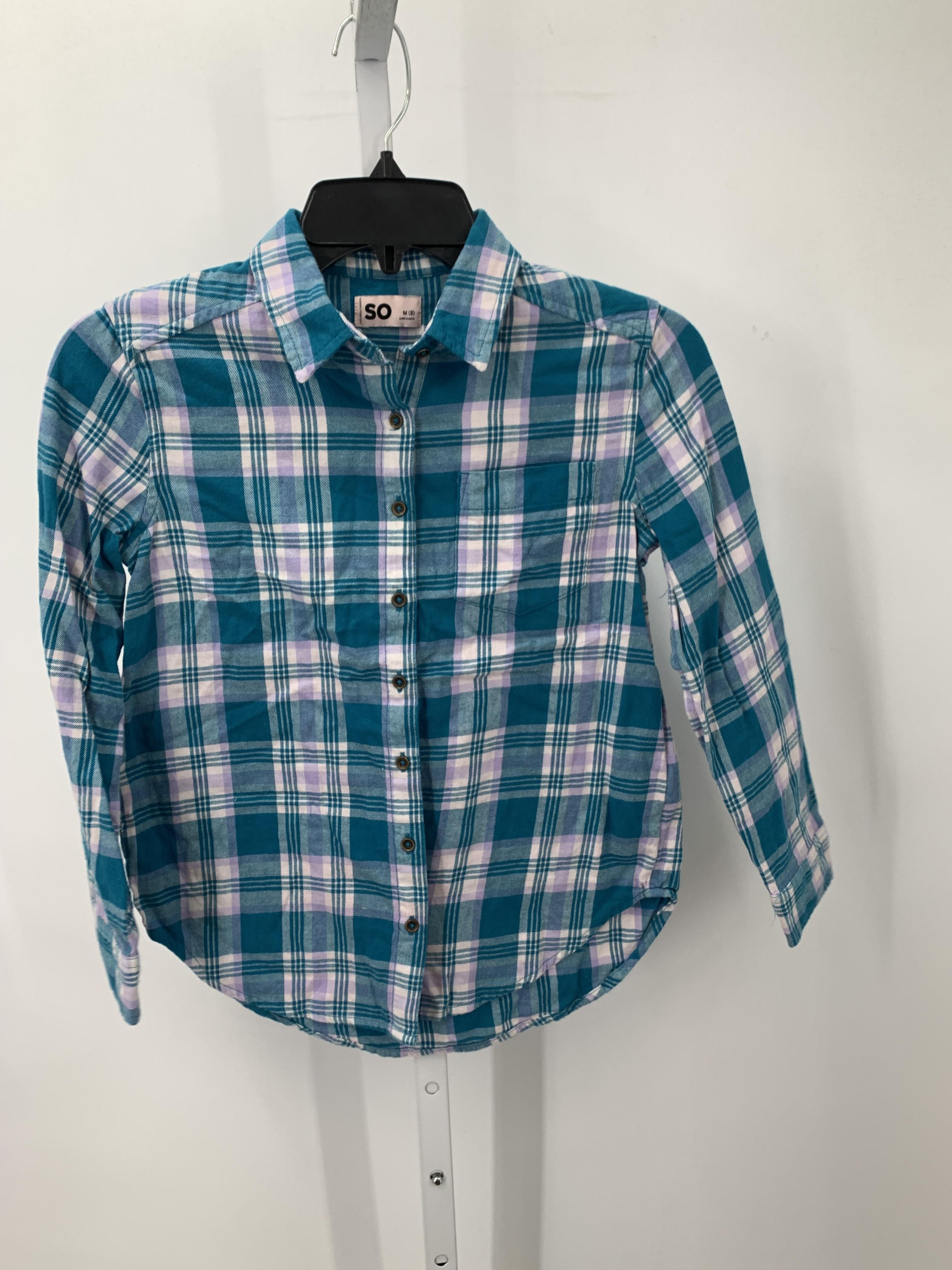 SO Size 8 Girls Long Sleeve Shirt