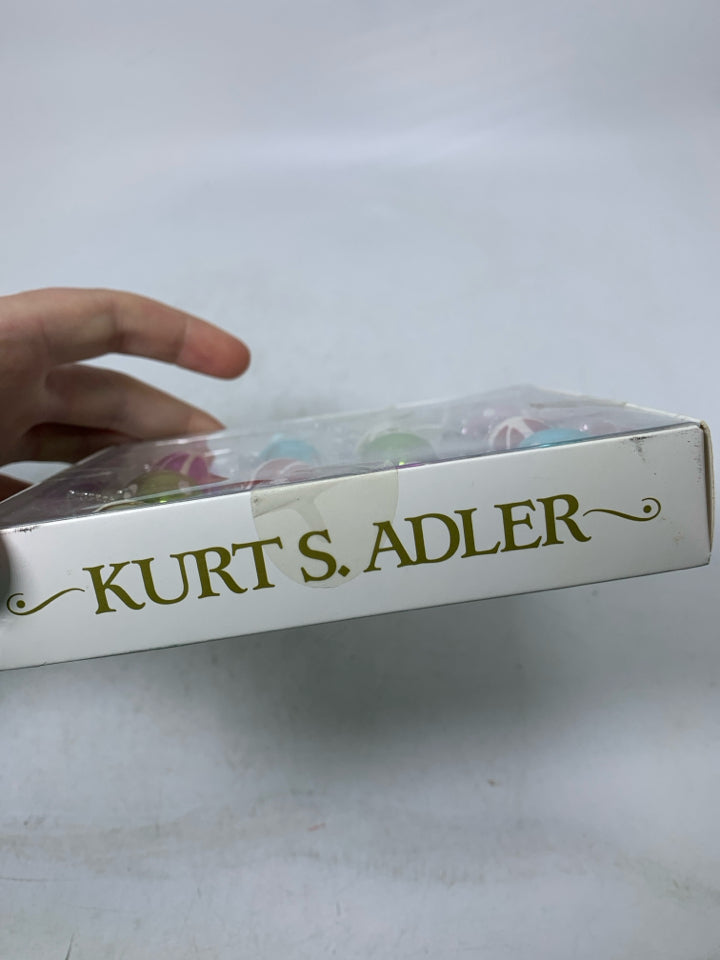 NIB KURT ADLER MINI GLASS ORNAMENTS.