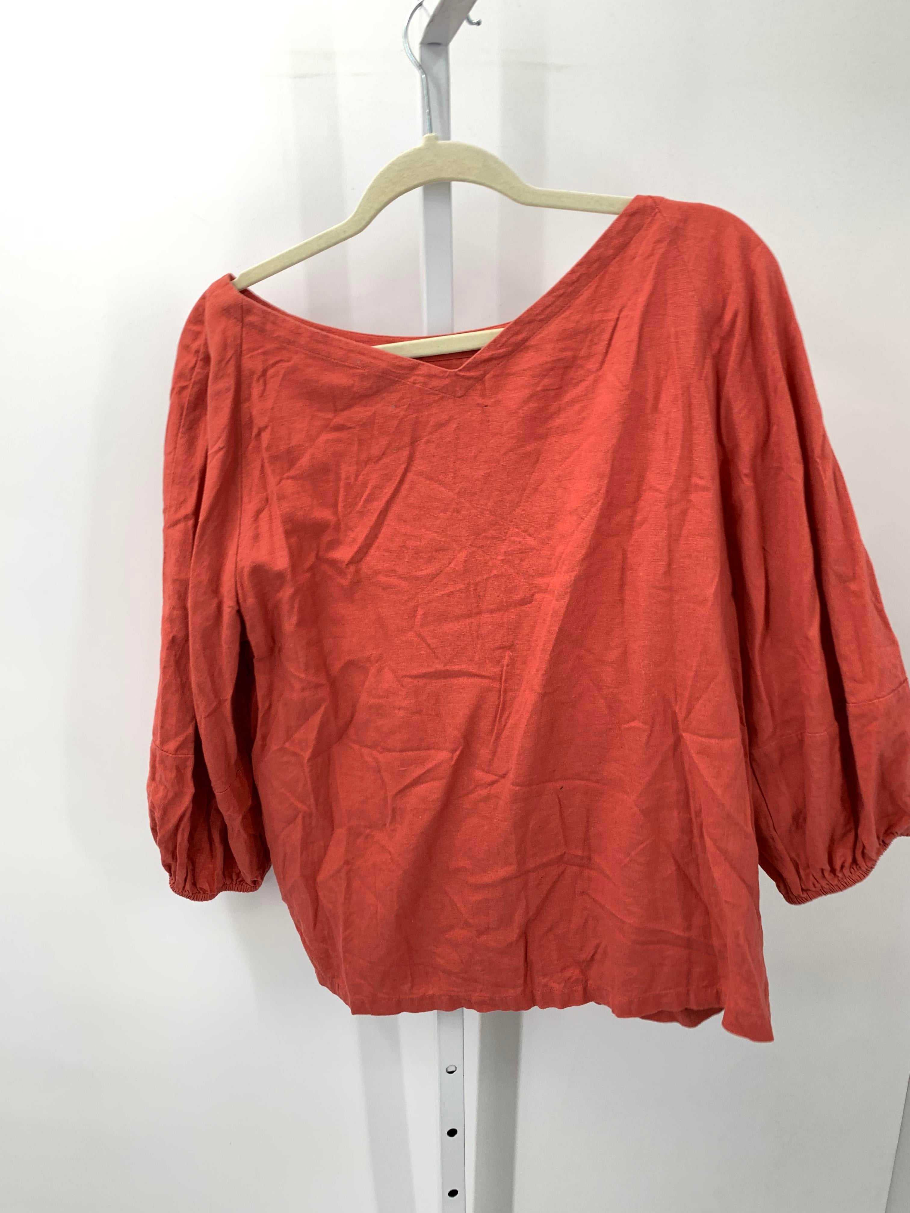 Loft Size Large Misses 3/4 Sleeve Shirt