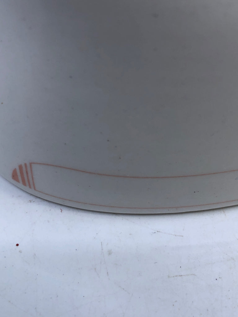 VTG PINK TRIM SHORT GRAVY BOAT