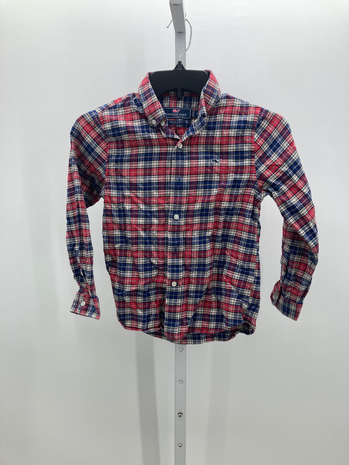 BLUE WHITE PLAID