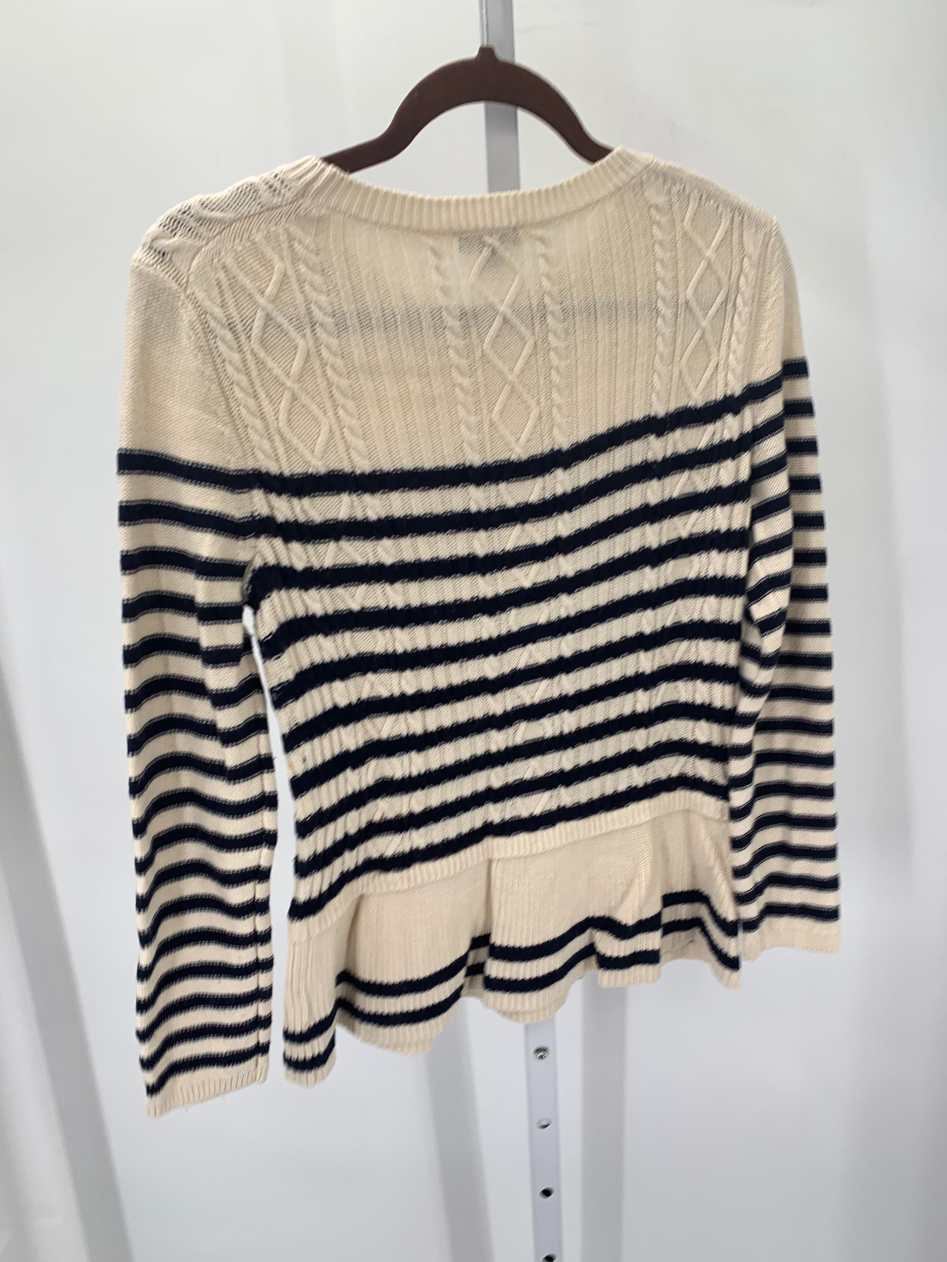 Talbots Size Medium Petite Petite Long Slv Sweater