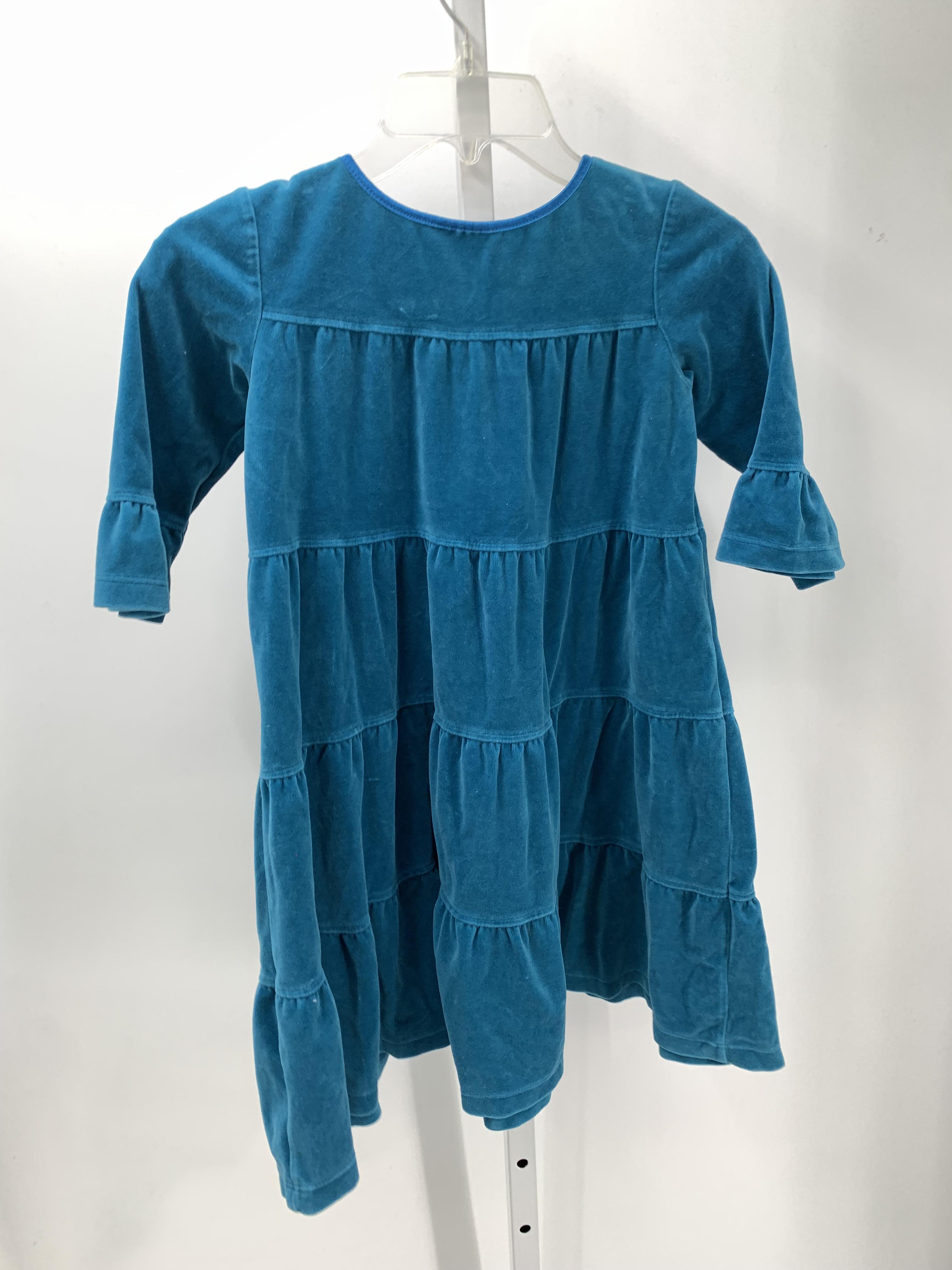 Hanna Anderson Size 6-7 Girls 3/4 Sleeve Dress