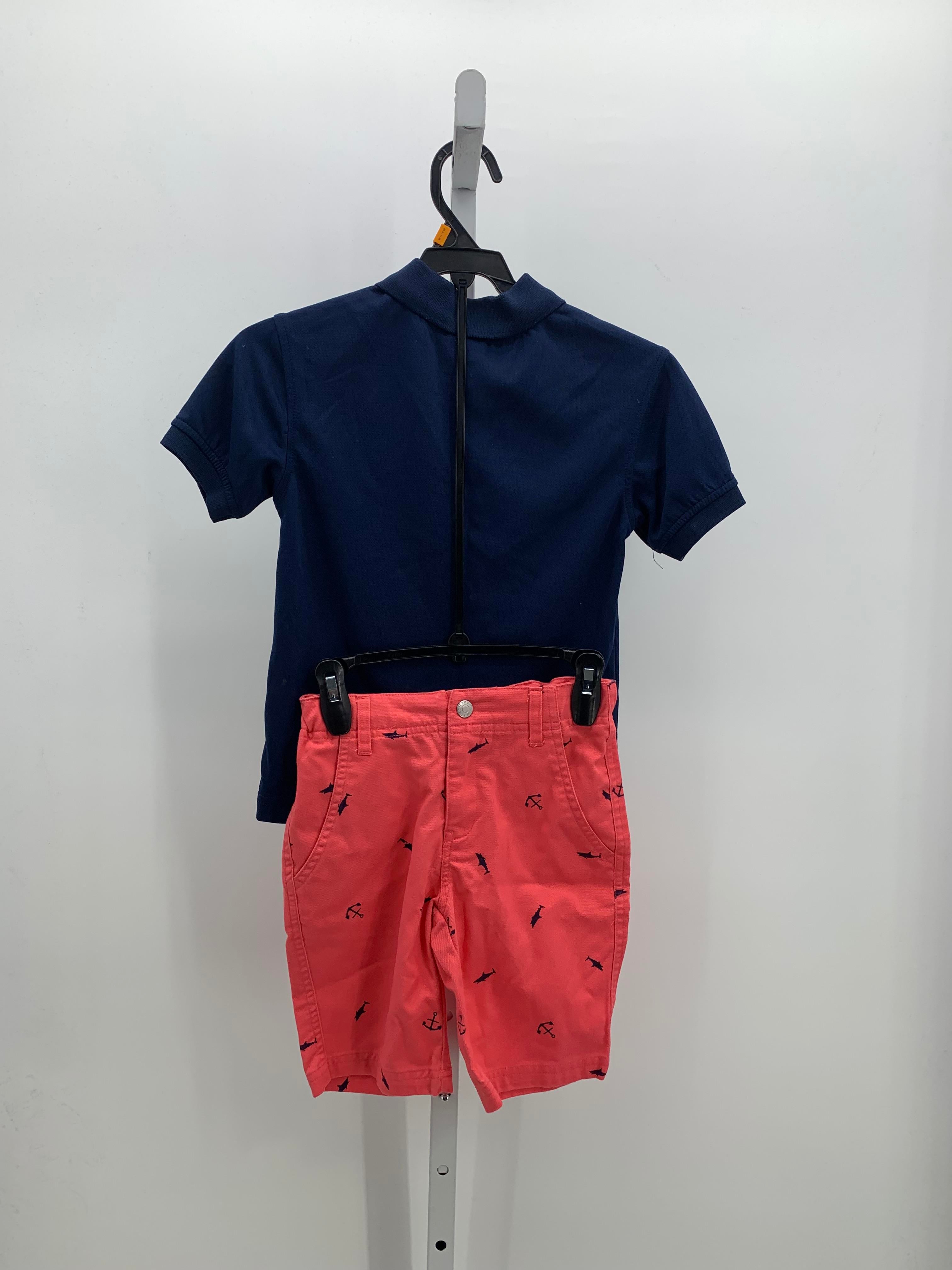 POLO SHIRT PINK SHORTS