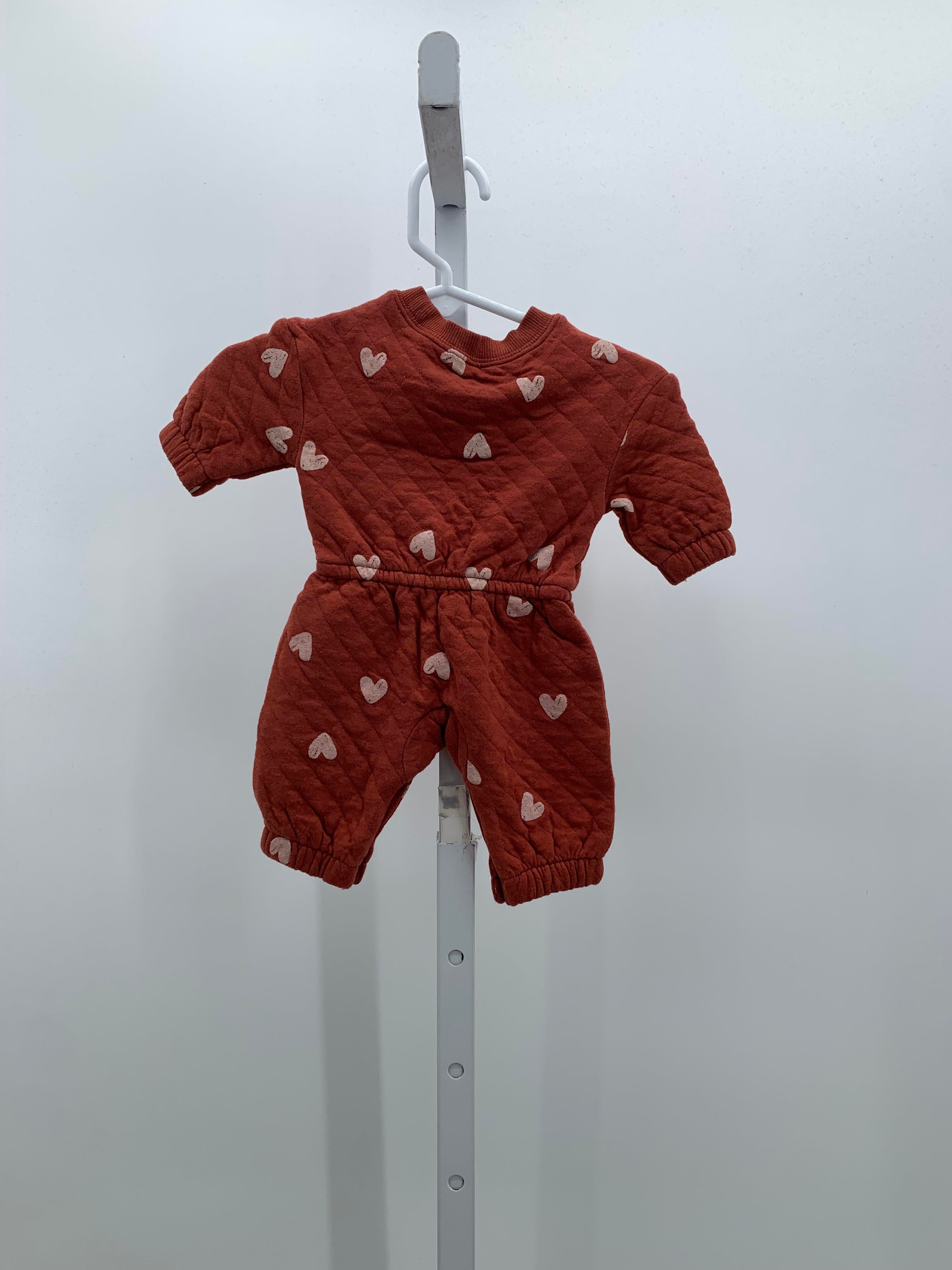 Carters Size Newborn Girls Long Slv. Romper