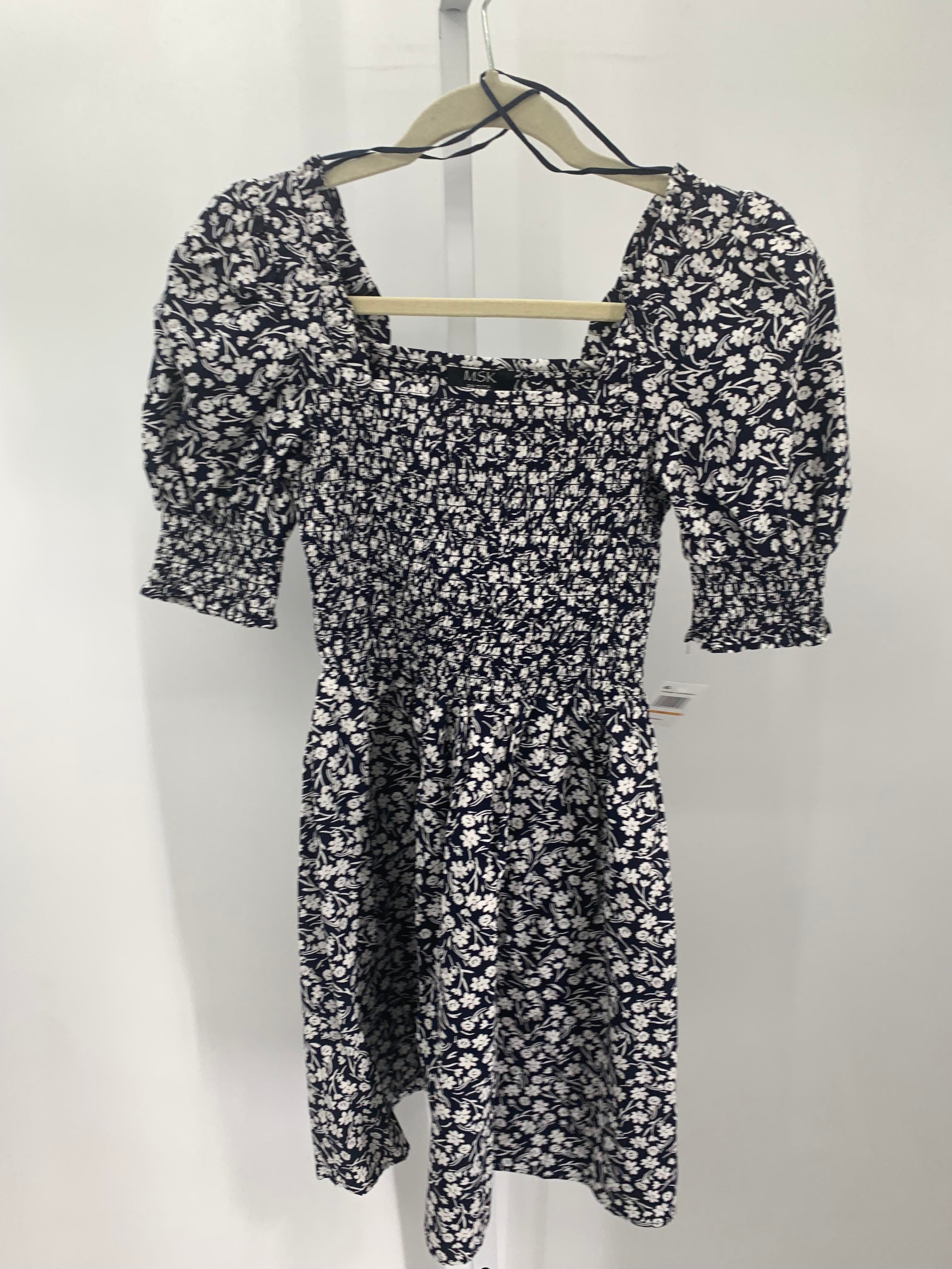 MSK Size Small Petite Petite Short Sleeve Dress
