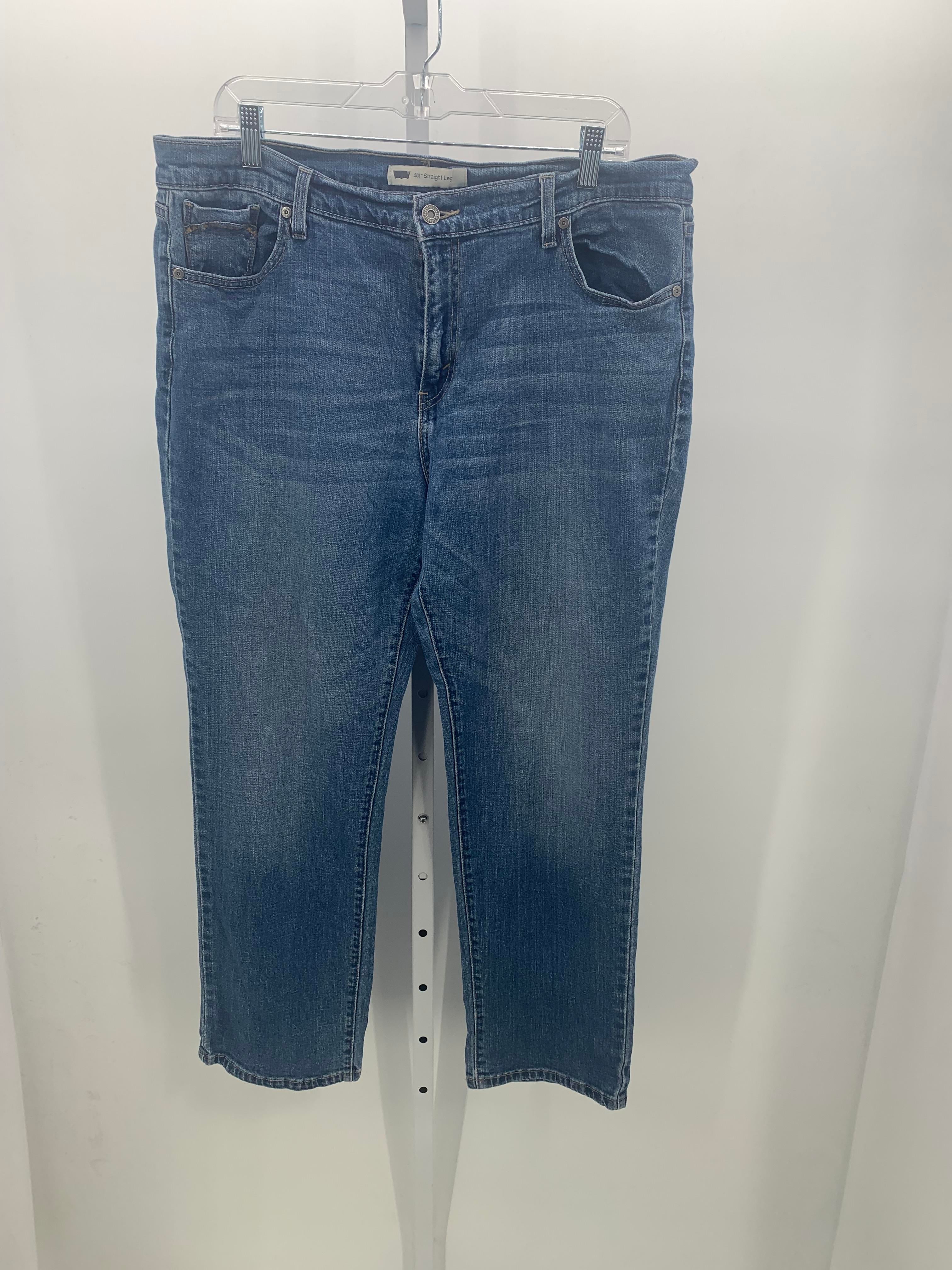 Levis Size 16 Short Misses Jeans