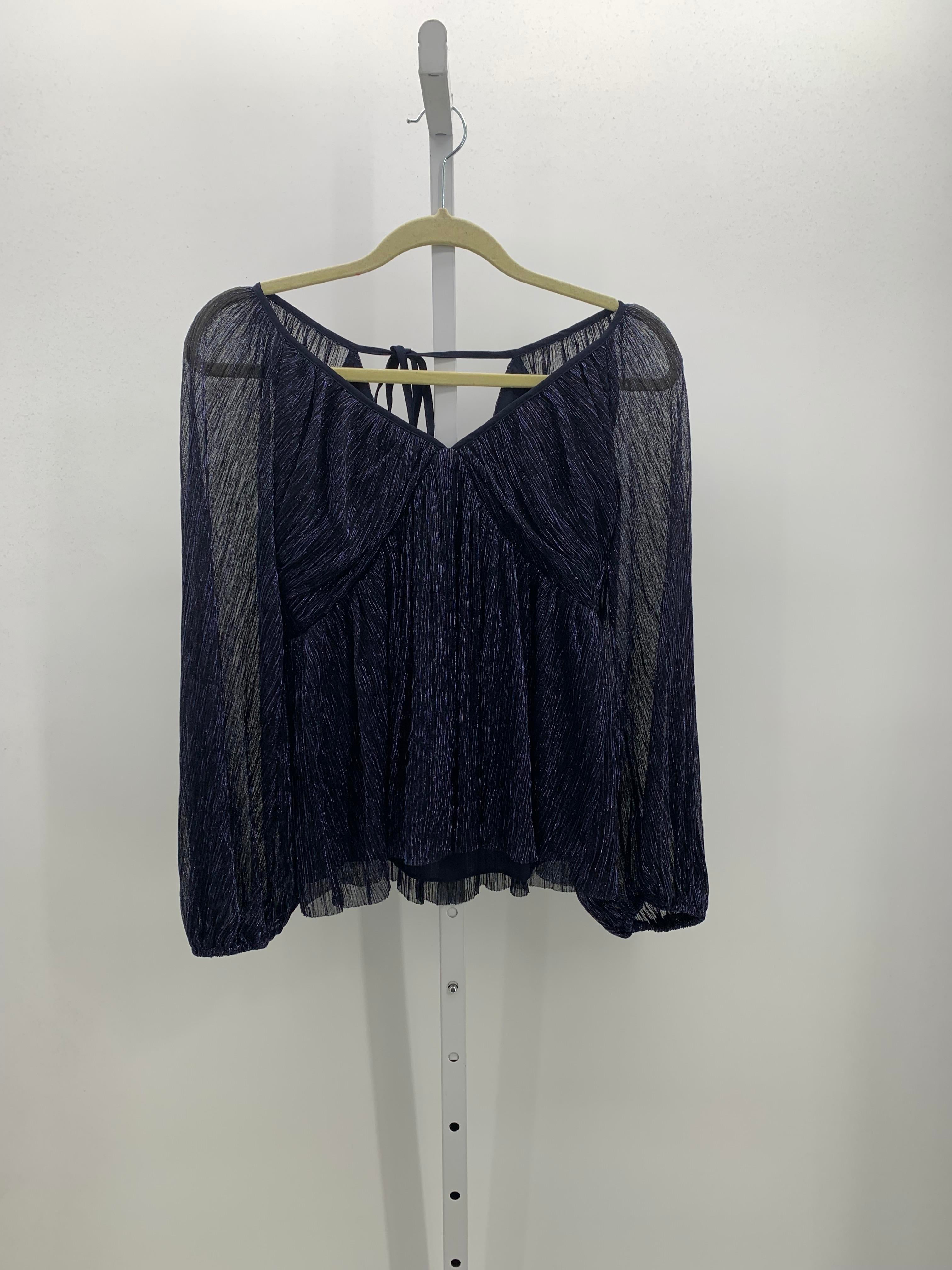 Express Size X Small Misses Long Sleeve Shirt