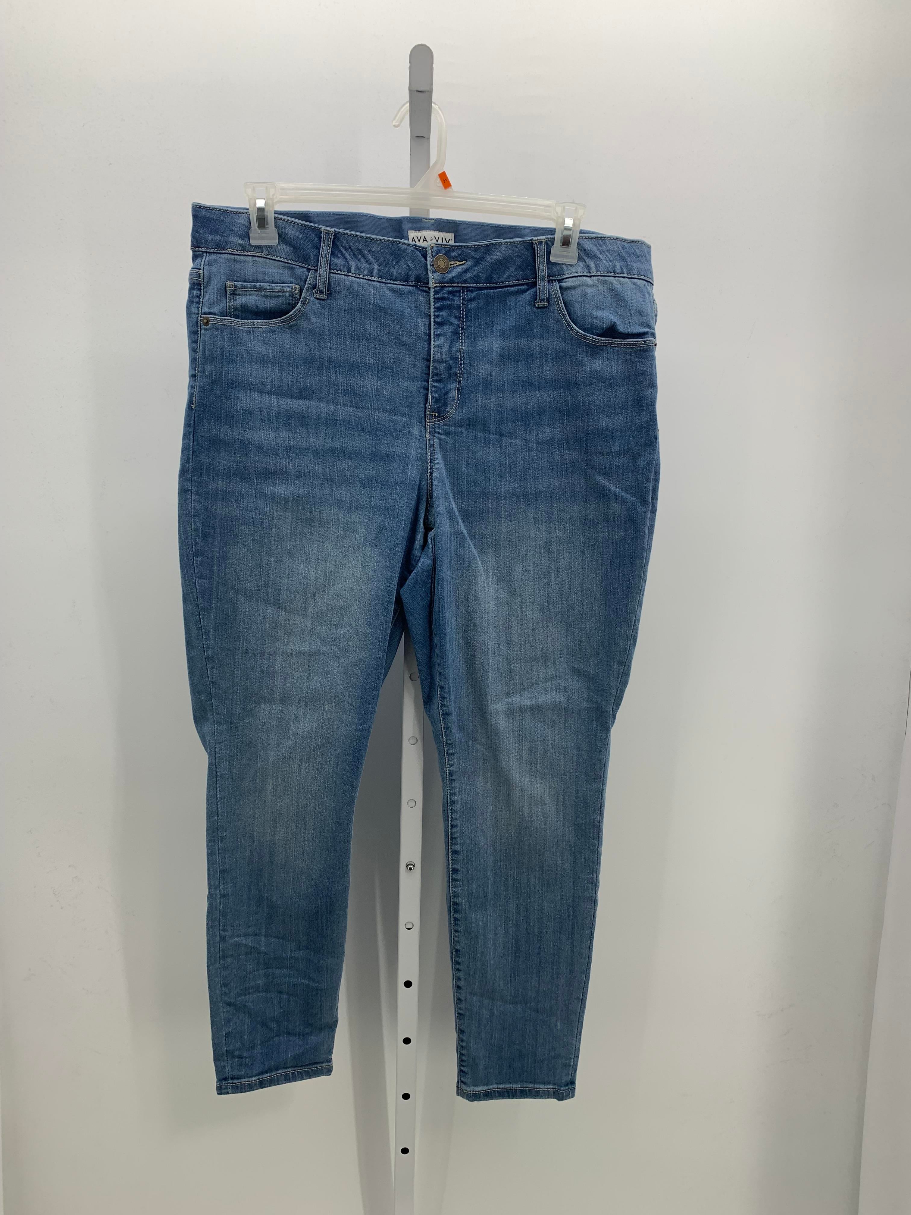 Ava & Viv Size 18 W Womens Jeans