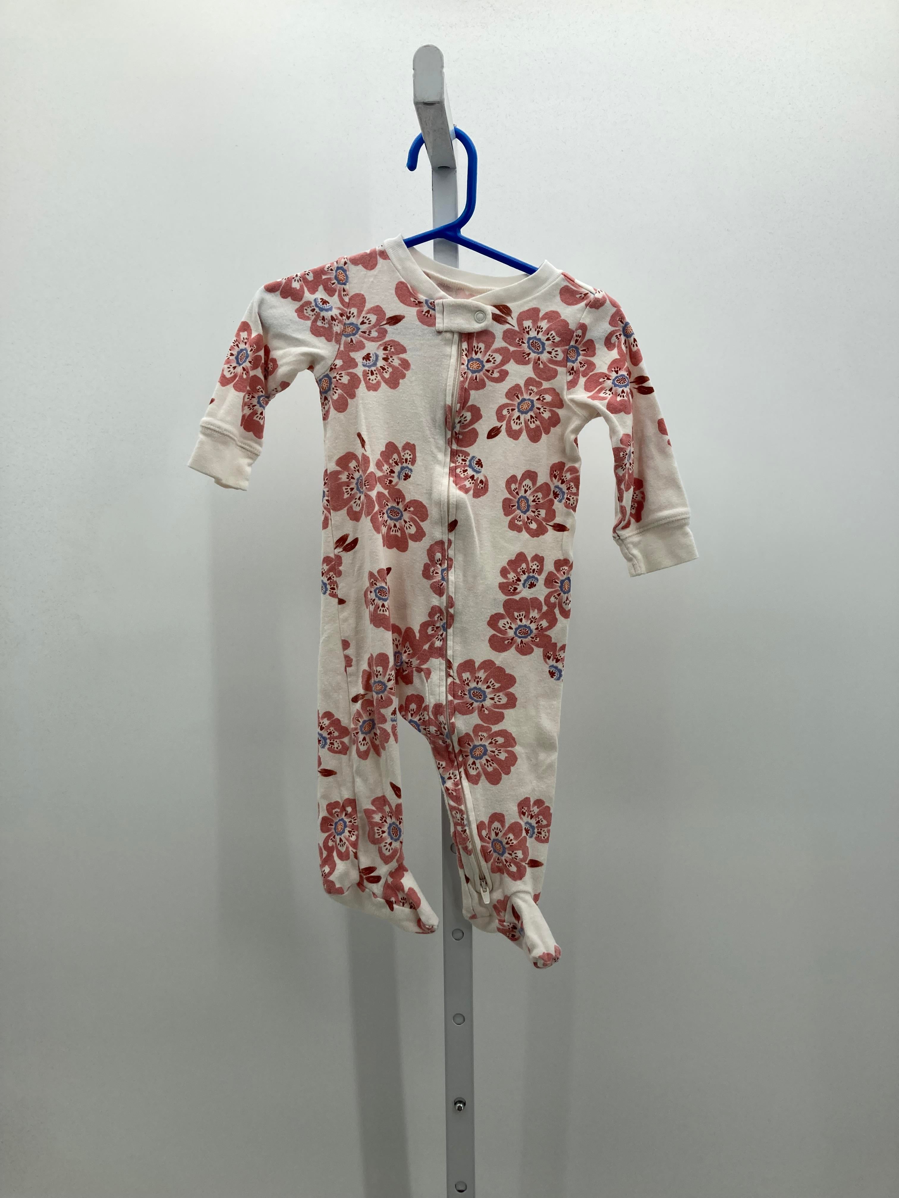 Carters Size 9 Months Girls Long Slv. Romper