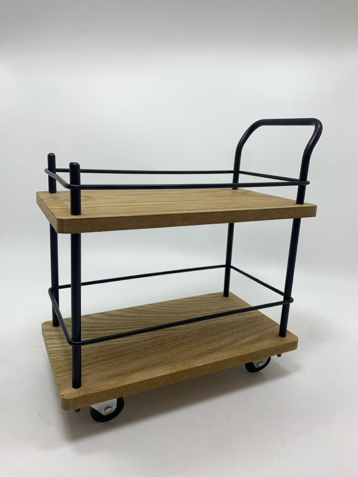 MINI 2 TIER BAR CART.