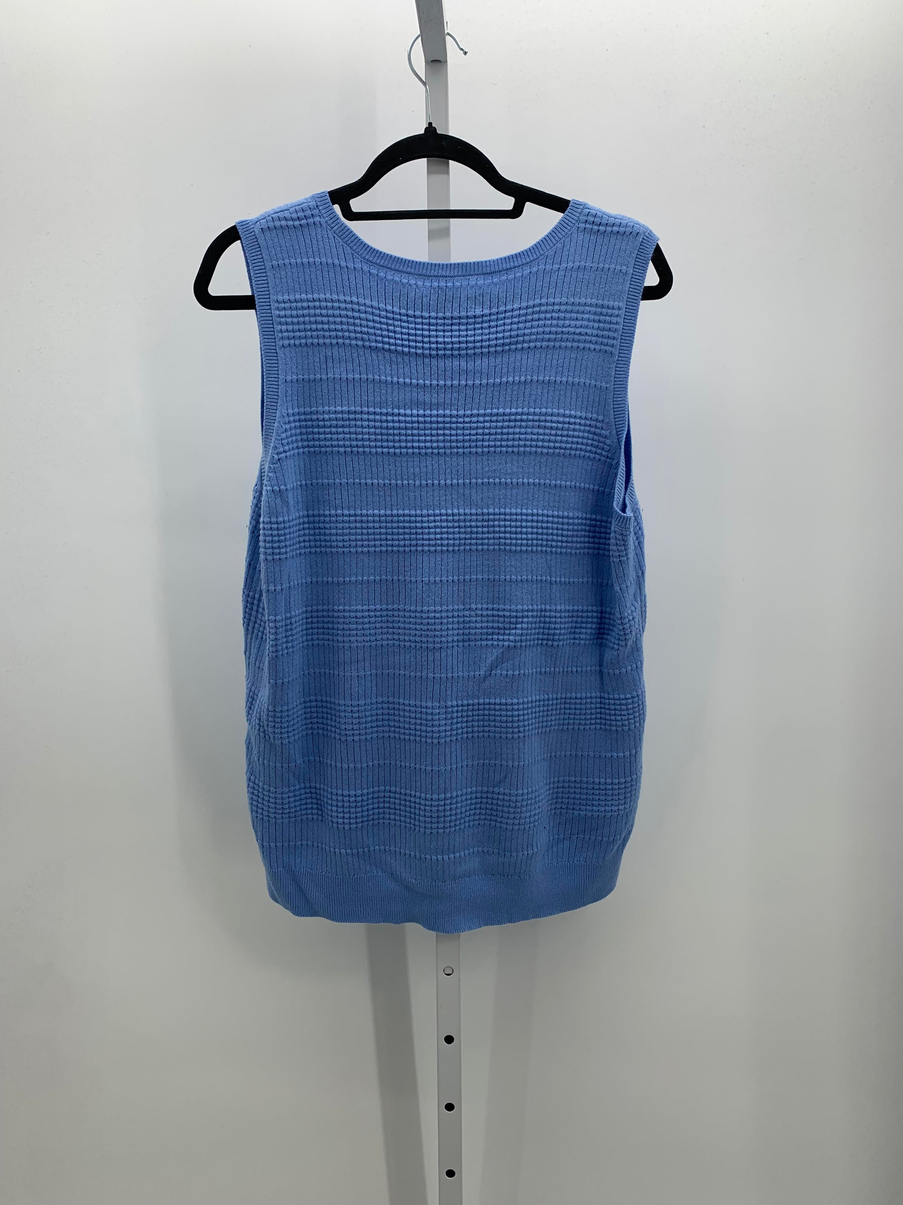 Croft & Barrow Size Extra Large Misses Sleeveless Sweater