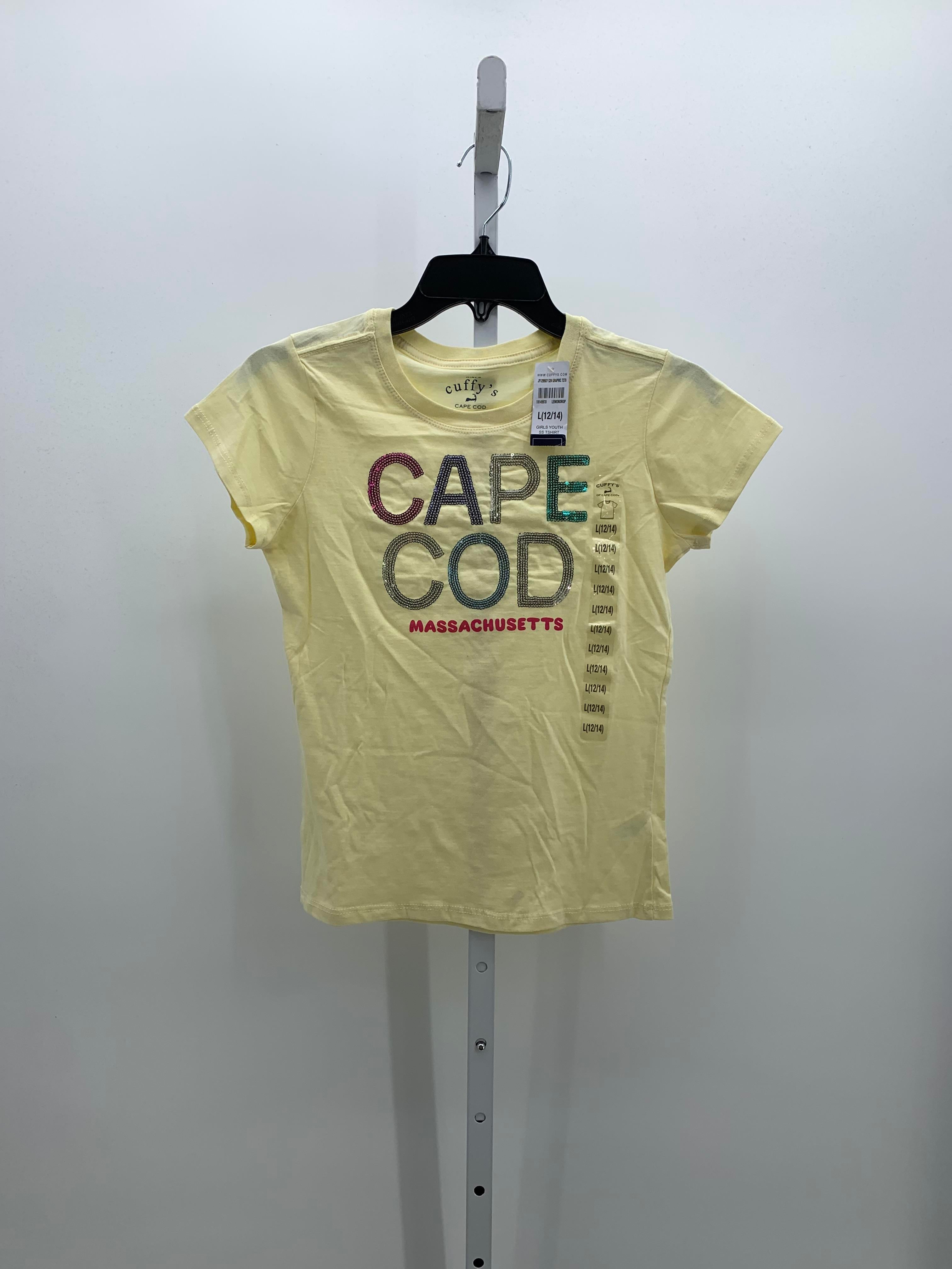 Cuffys Size 12-14 Girls Short Sleeve Shirt