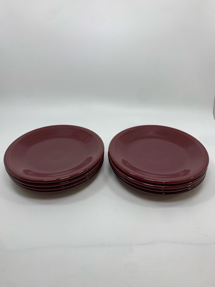 24PC MAROON FIESTA DINNER SVC FOR 8.