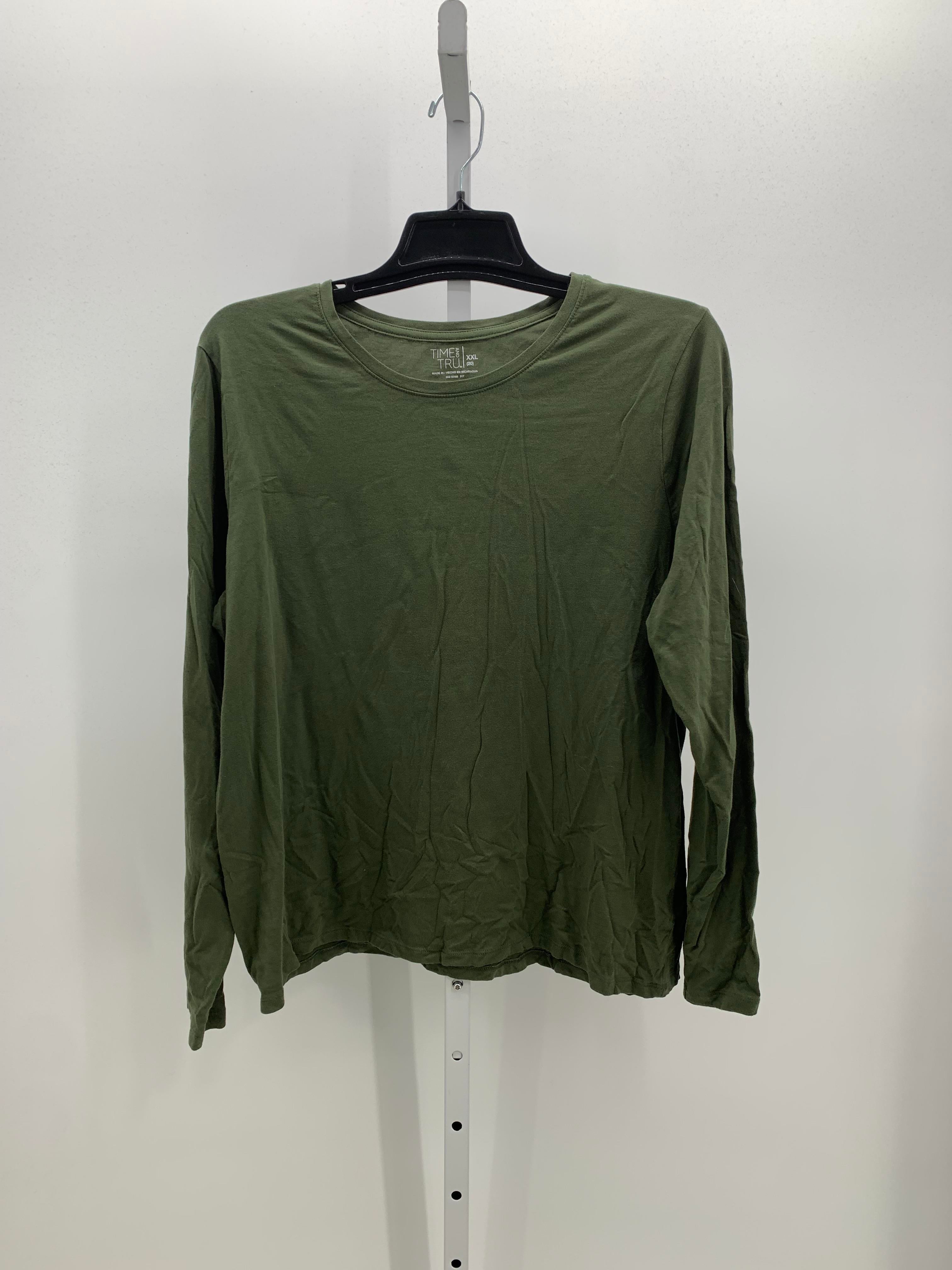 Time and Tru Size XXL Misses Long Sleeve Shirt