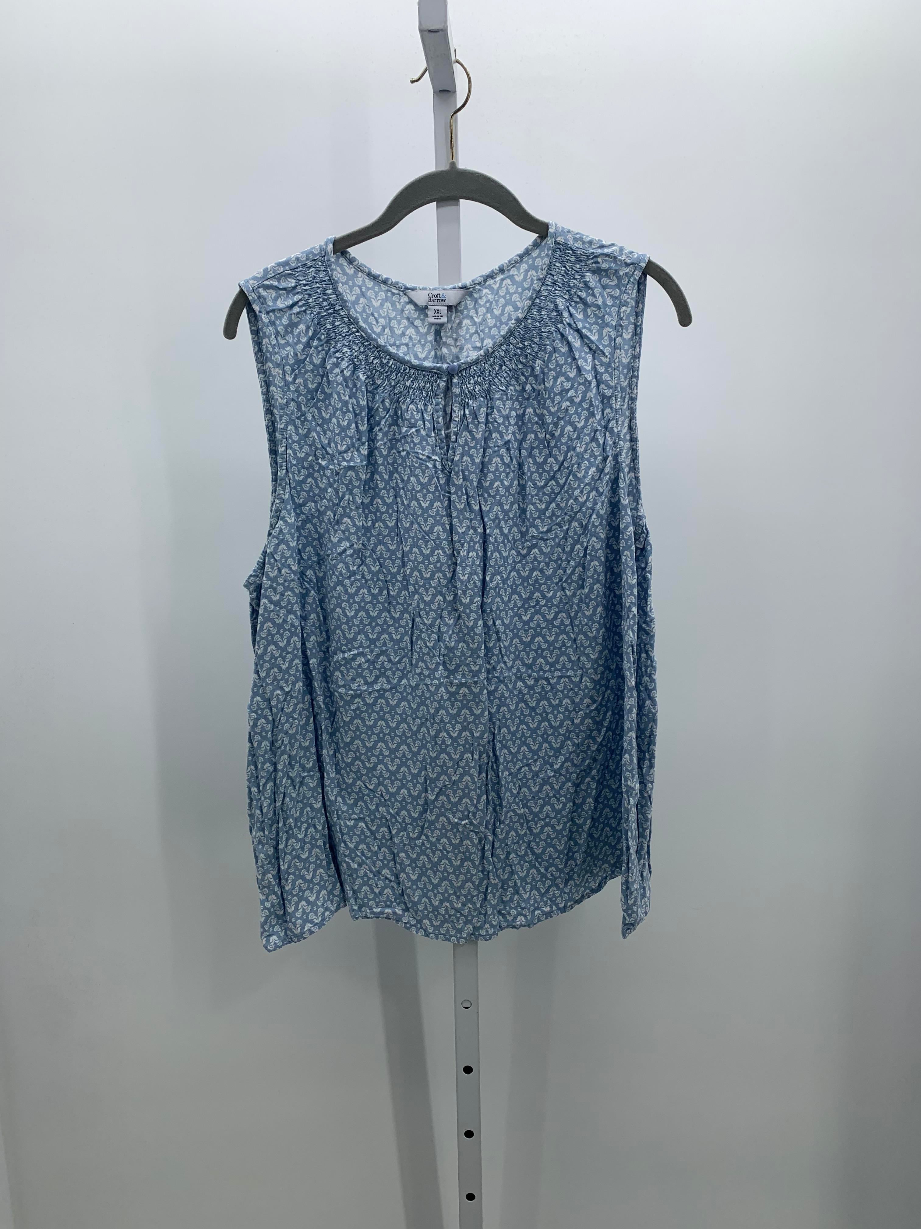 Croft & Barrow Size XXL Misses Sleeveless Shirt