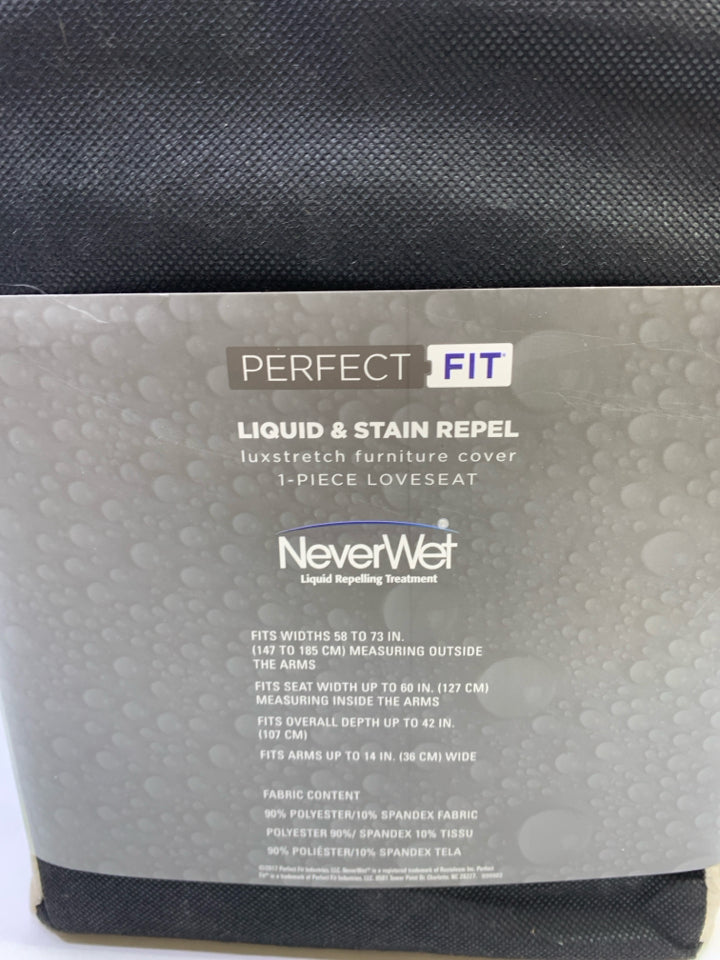 NIP 1 CREAM LOVESEAT COVER PERFECT FIT.