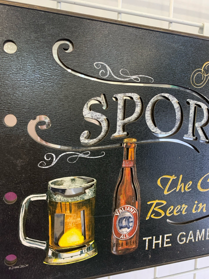 NEIGHBORHOOD SPORTS BAR WALL SIGN.