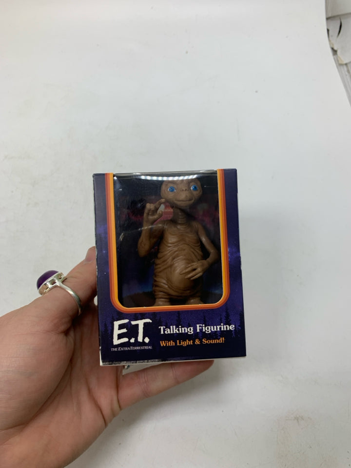 NIB ET TALKING FIGURINE.