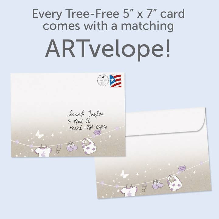 Welcome To The World, New Baby Card
