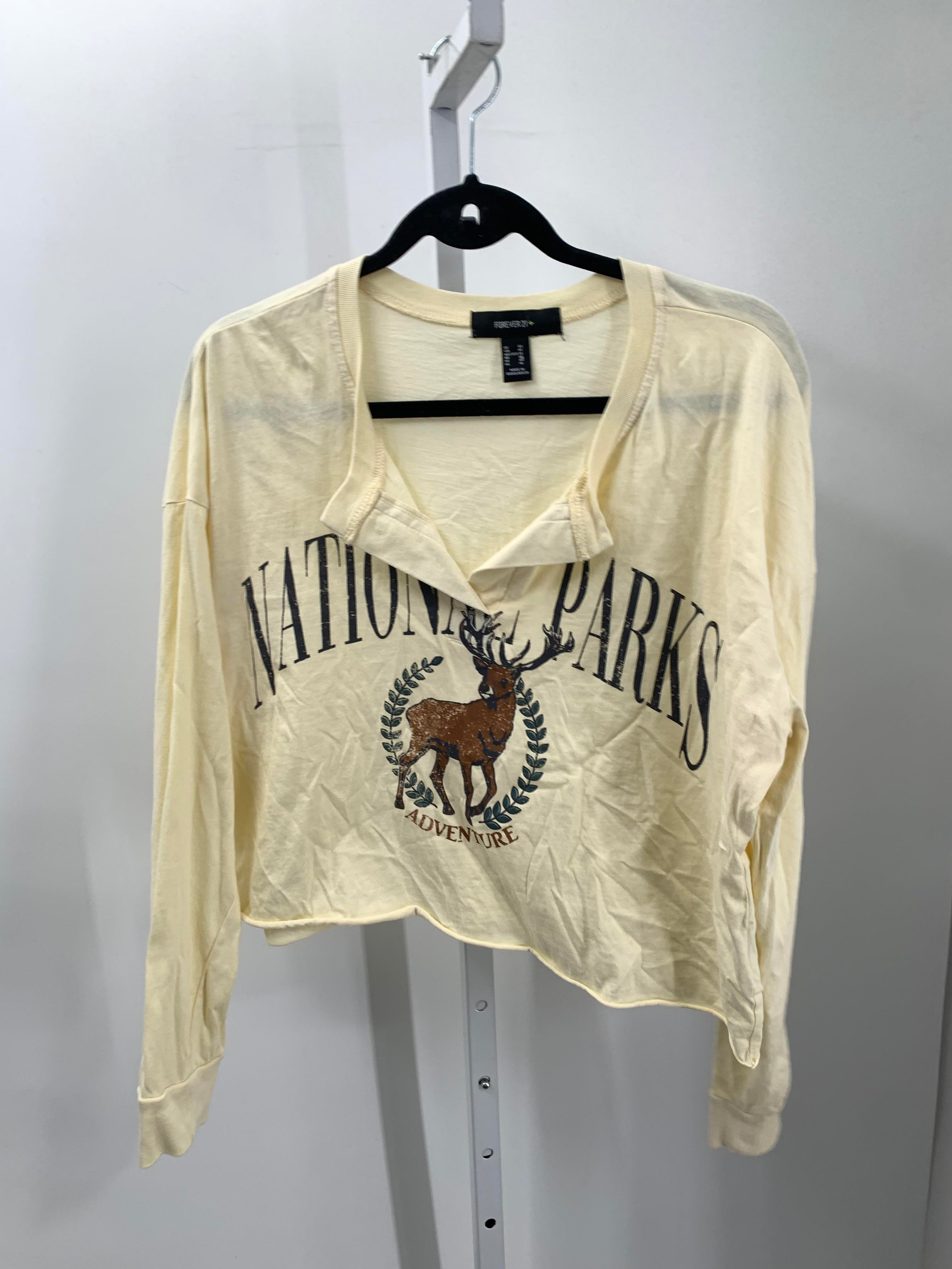 Forever 21 Size 0X Juniors Long Sleeve Shirt