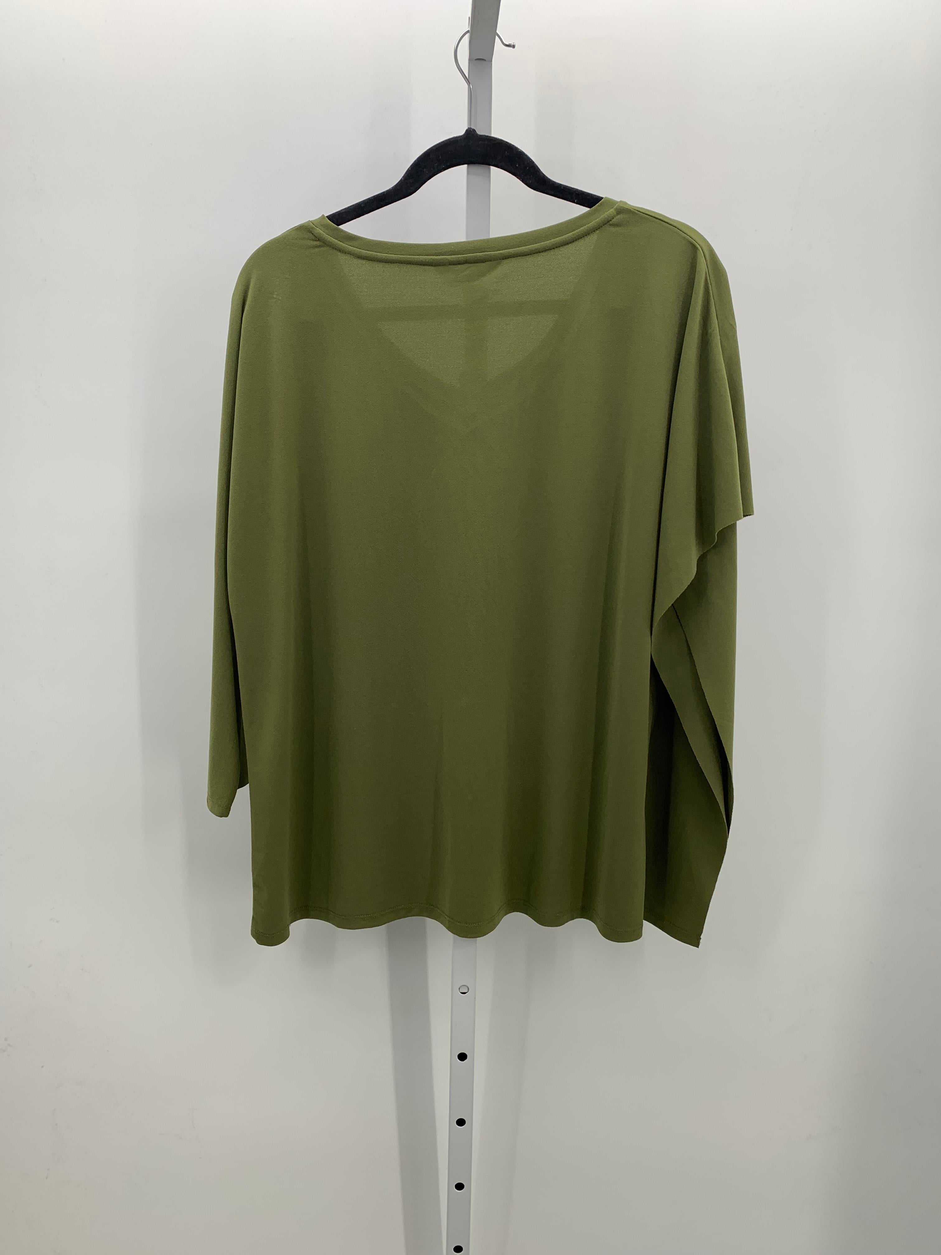 Charming Charlie Size Large Misses 3/4 Sleeve Shirt