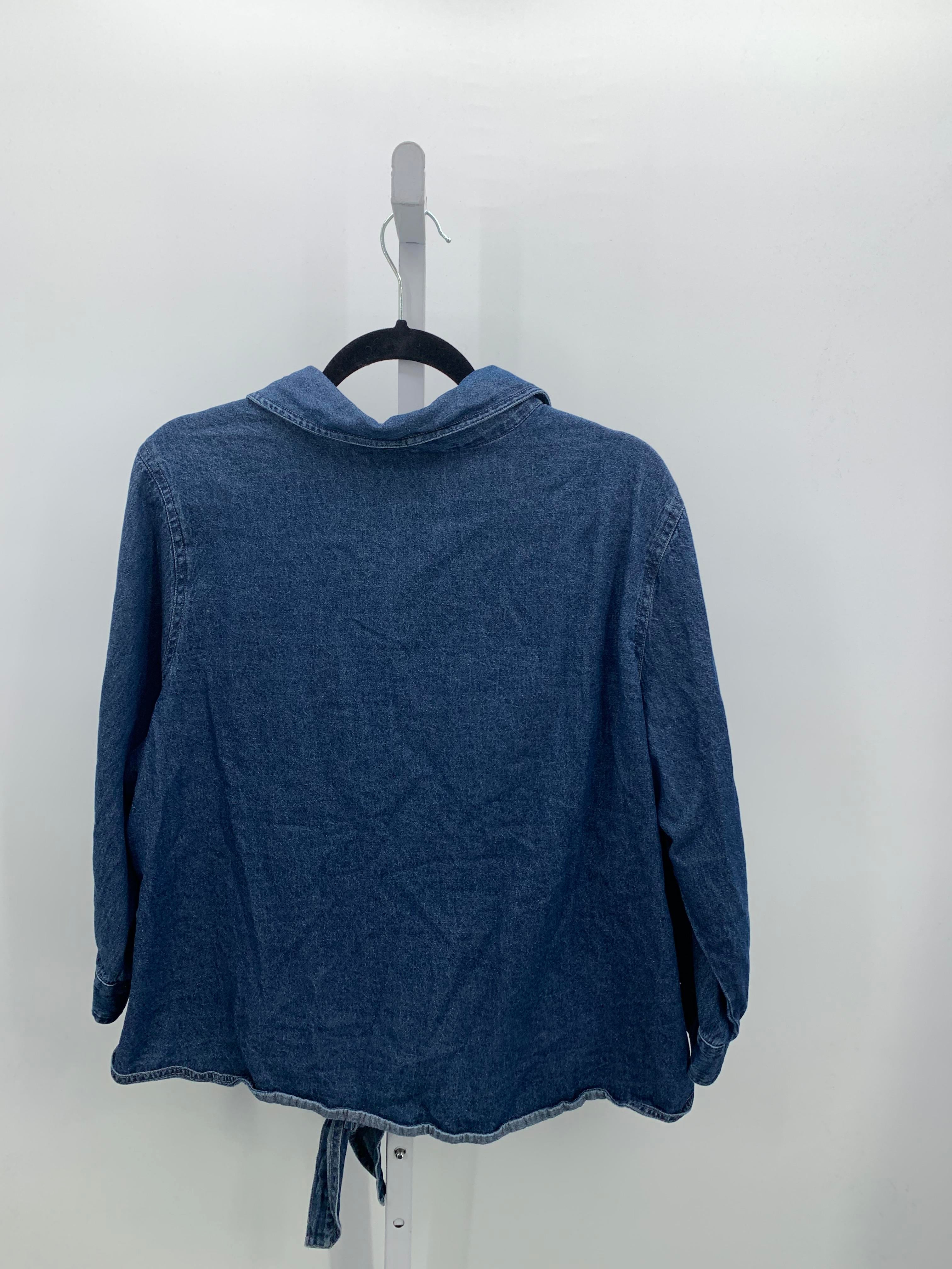 Size 1X Womens 3/4 Sleeve Shirt