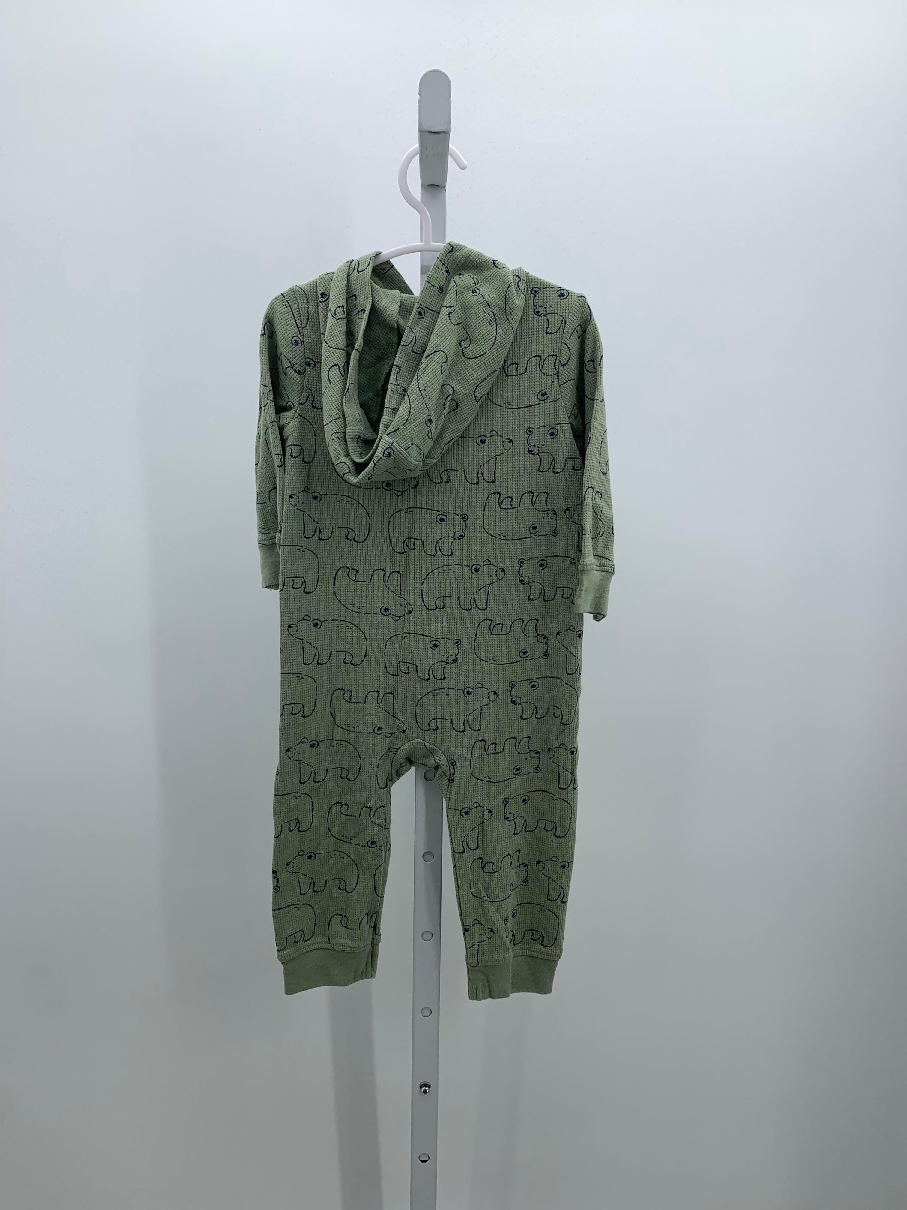 BEARS HOODED WAFFLE KNIT