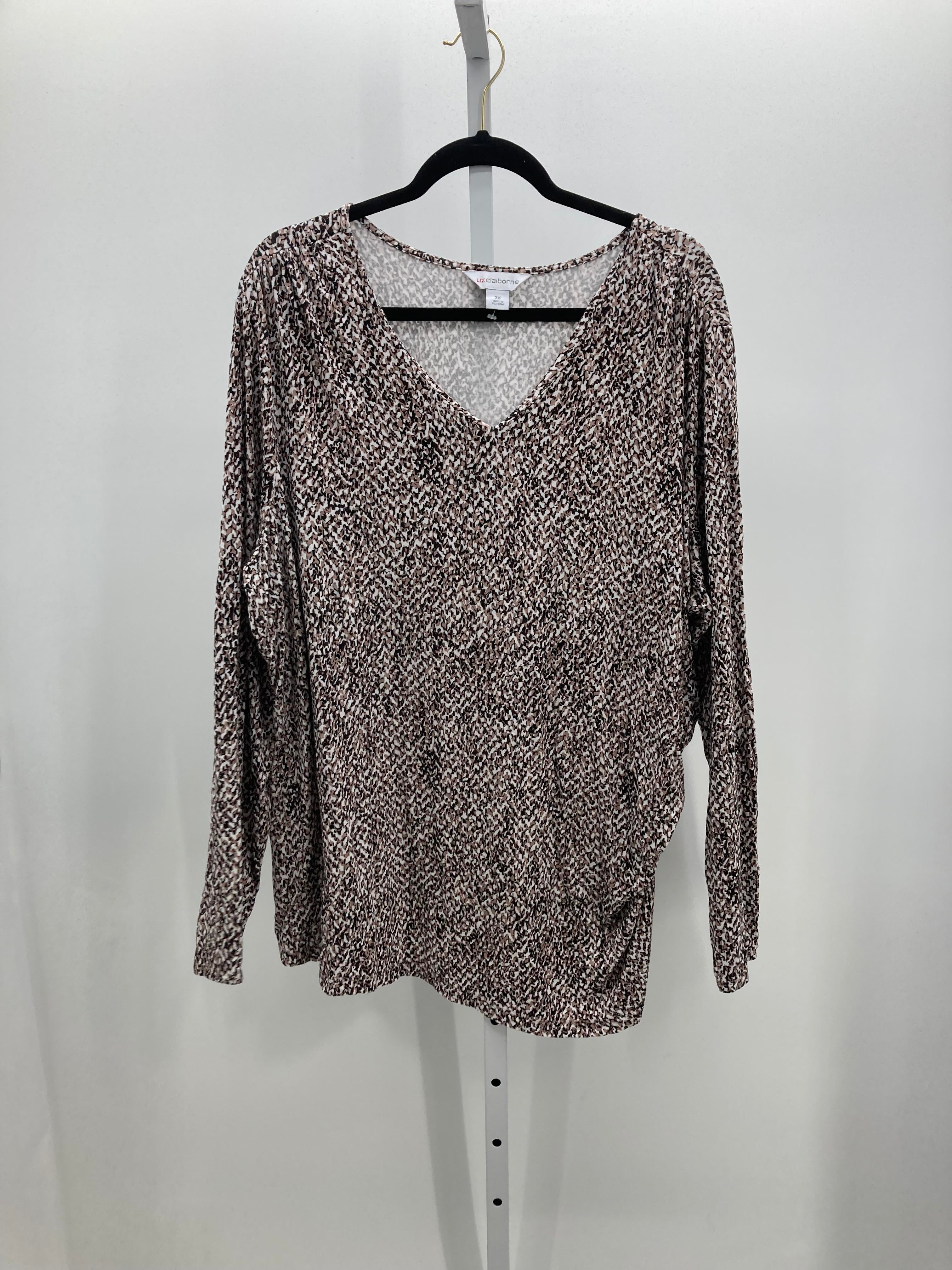 Liz Claiborne Size 2X Womens Long Sleeve Shirt