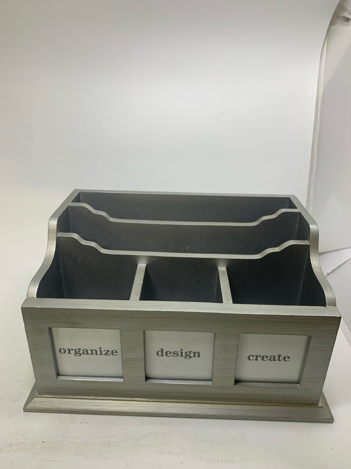 HEAVY DIVIDED DESK ORGANIZER.