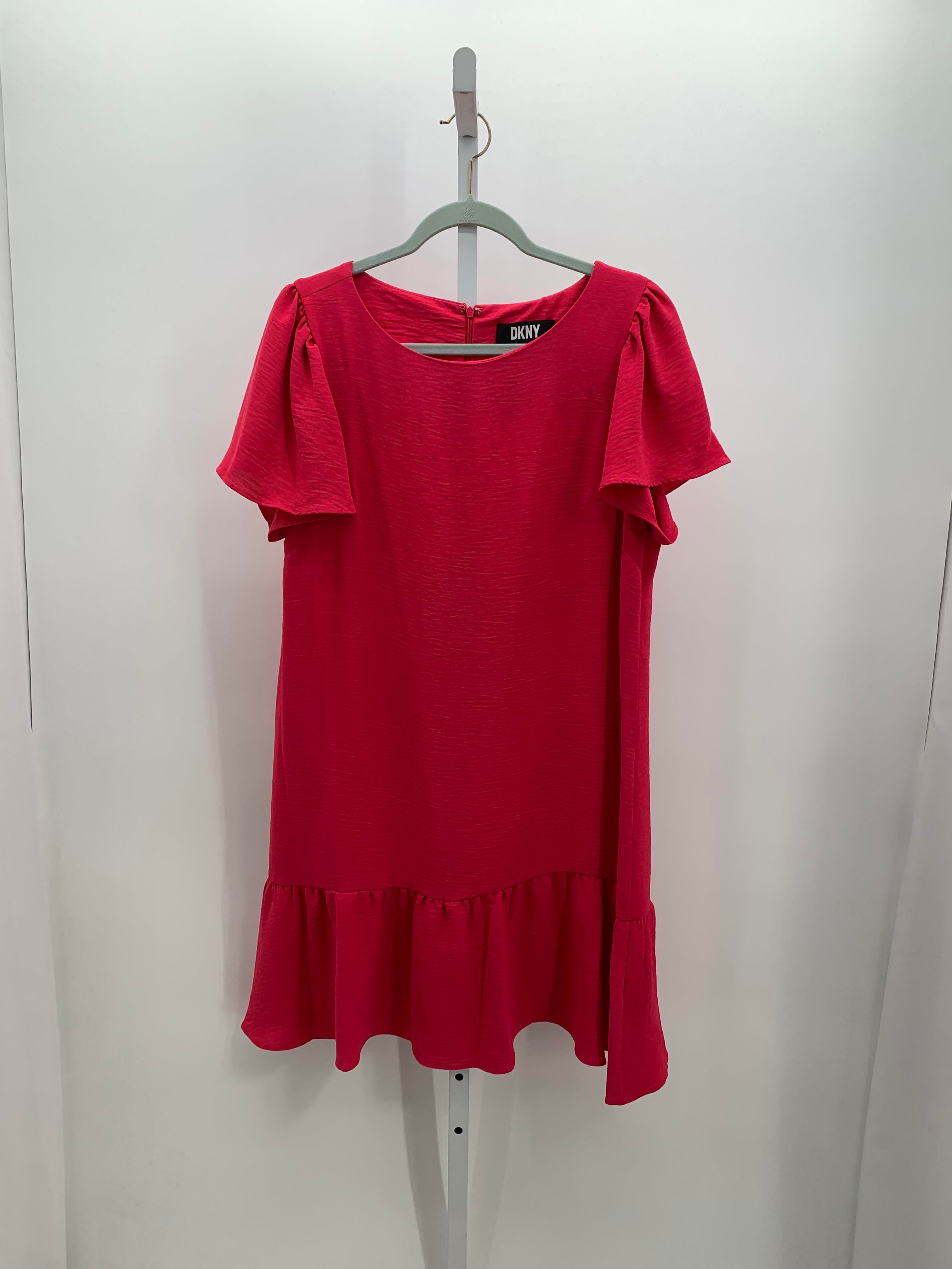 DKNY Size 14 Misses Short Sleeve Dress