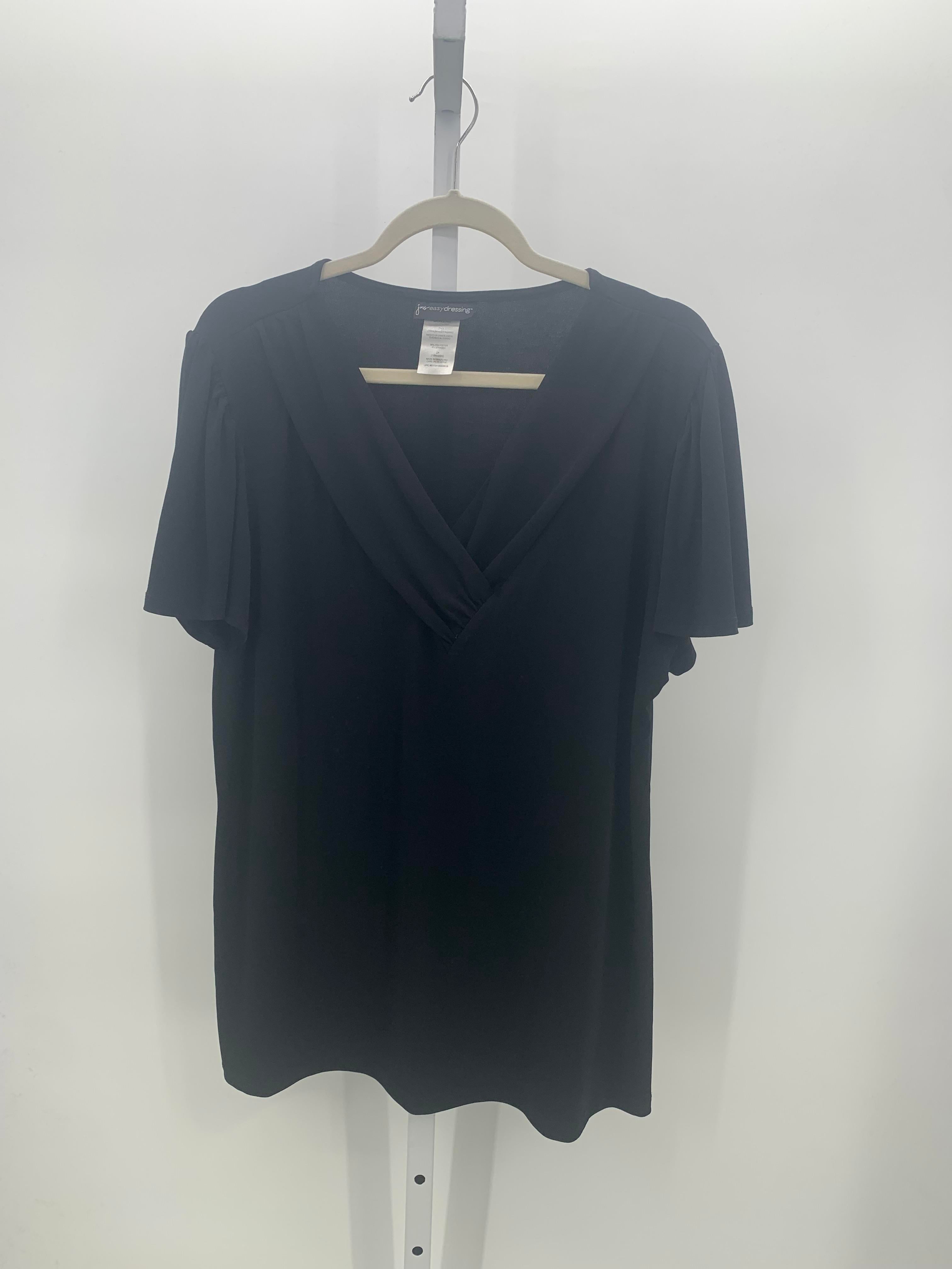 Just My Size Size 2X Womens Short Sleeve Shirt