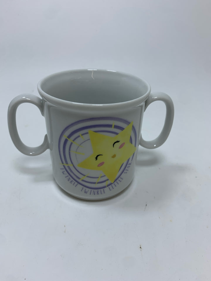 VTG TWINKLE TWINKLE LITTLE STAR DUAL-HANDLED MUG.
