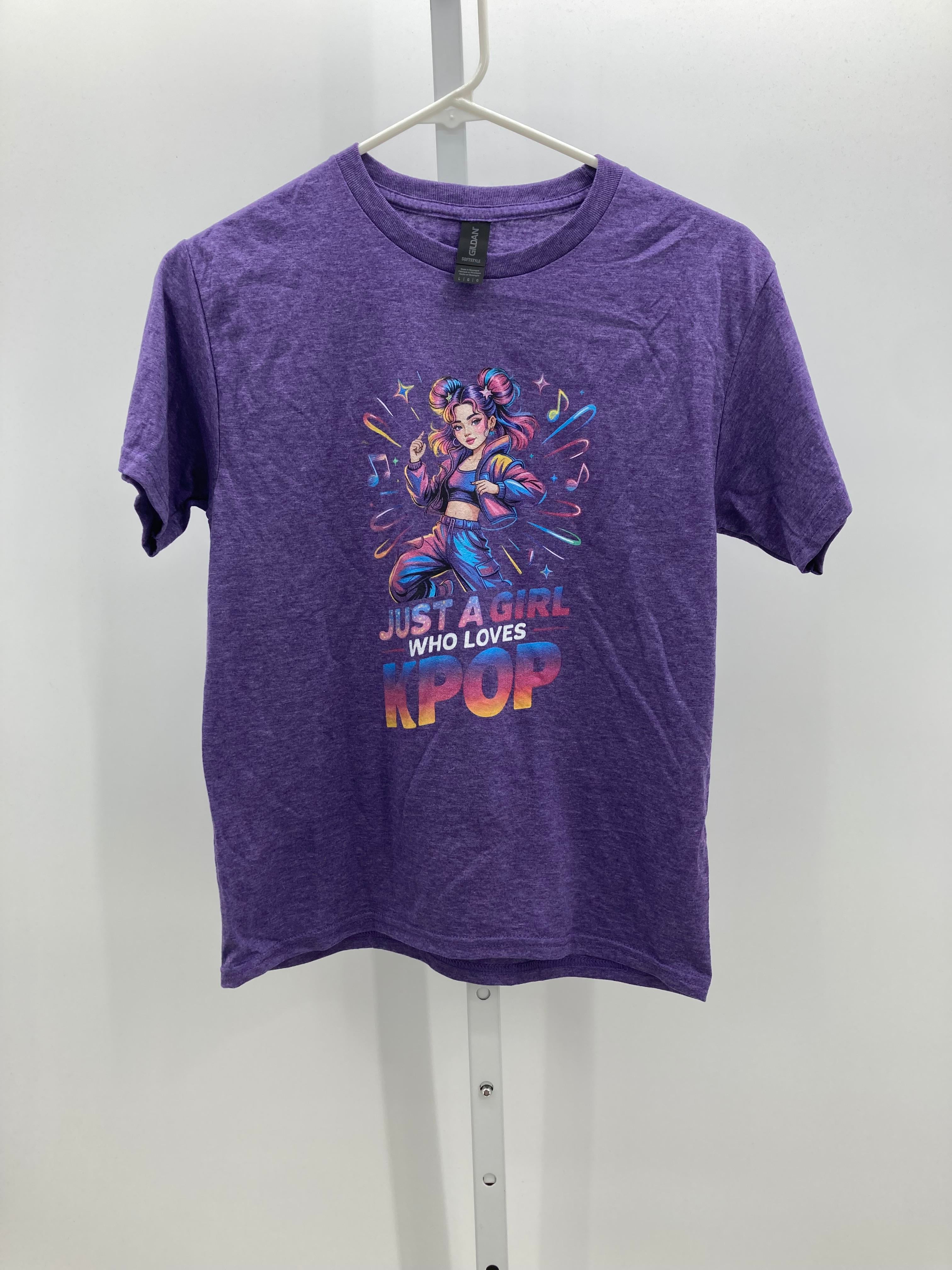 Gildan Size 14-16 Girls Short Sleeve Shirt