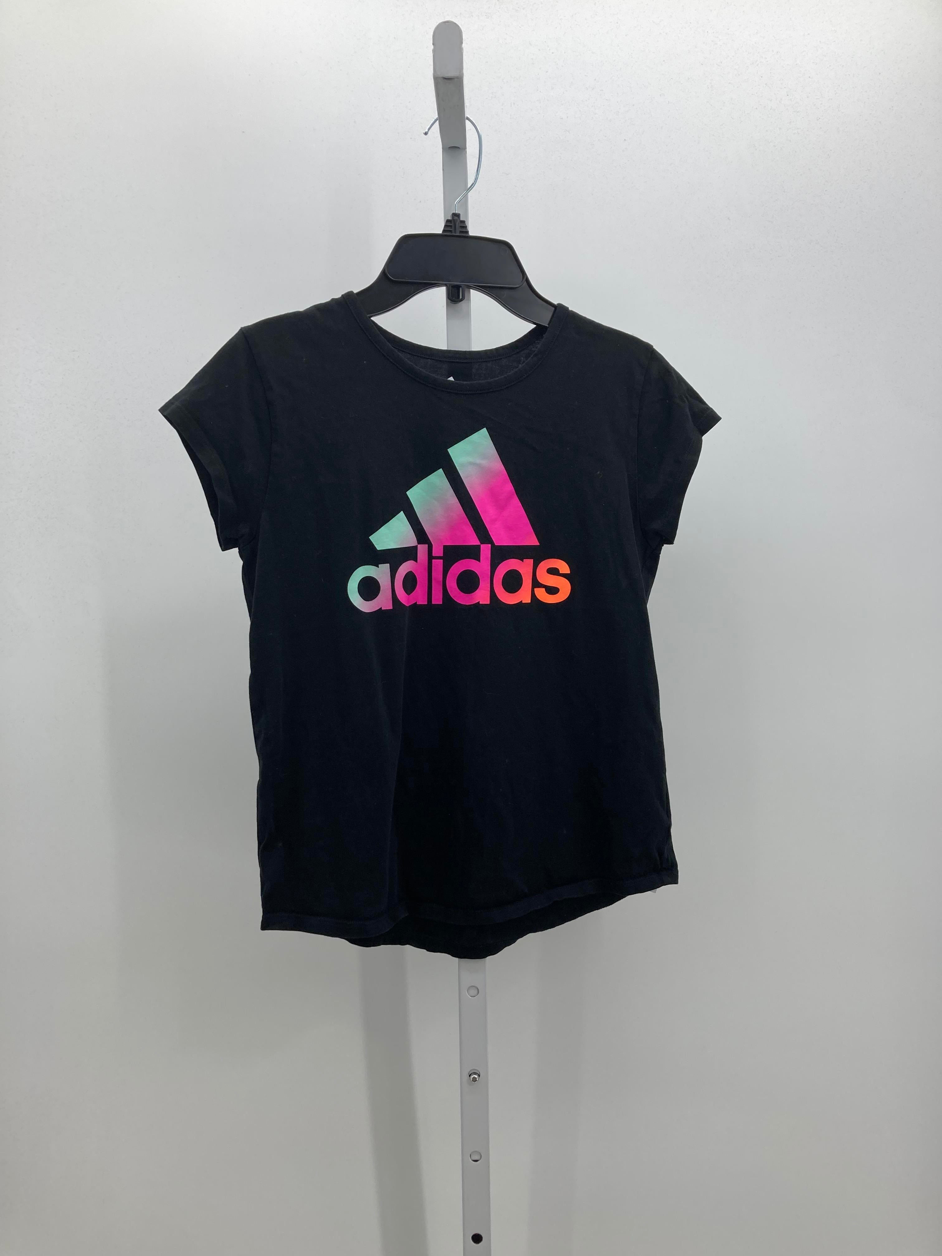 Adidas Size 10-12 Girls Short Sleeve Shirt