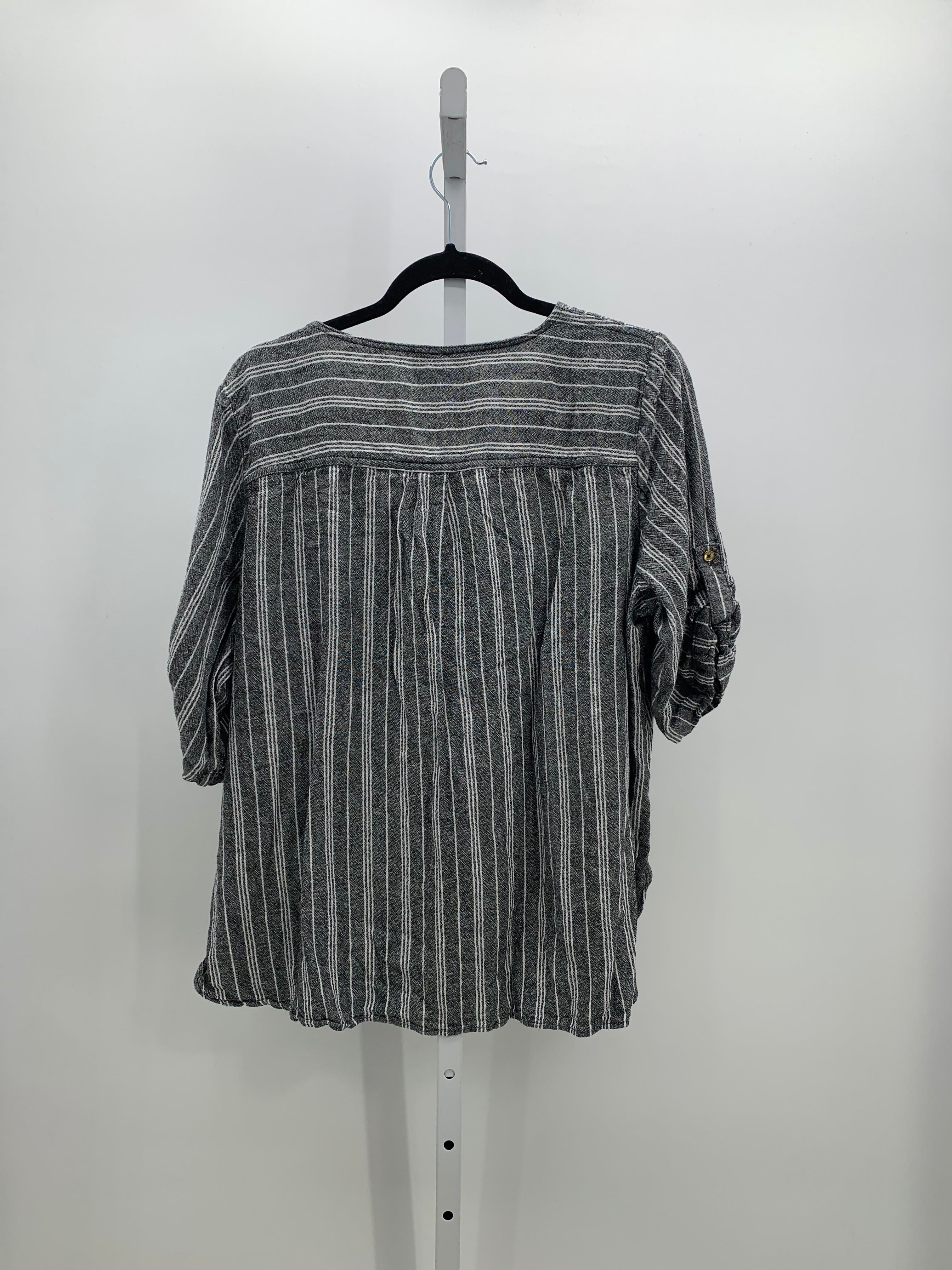 Anne Klein Size 2X Womens 3/4 Sleeve Shirt