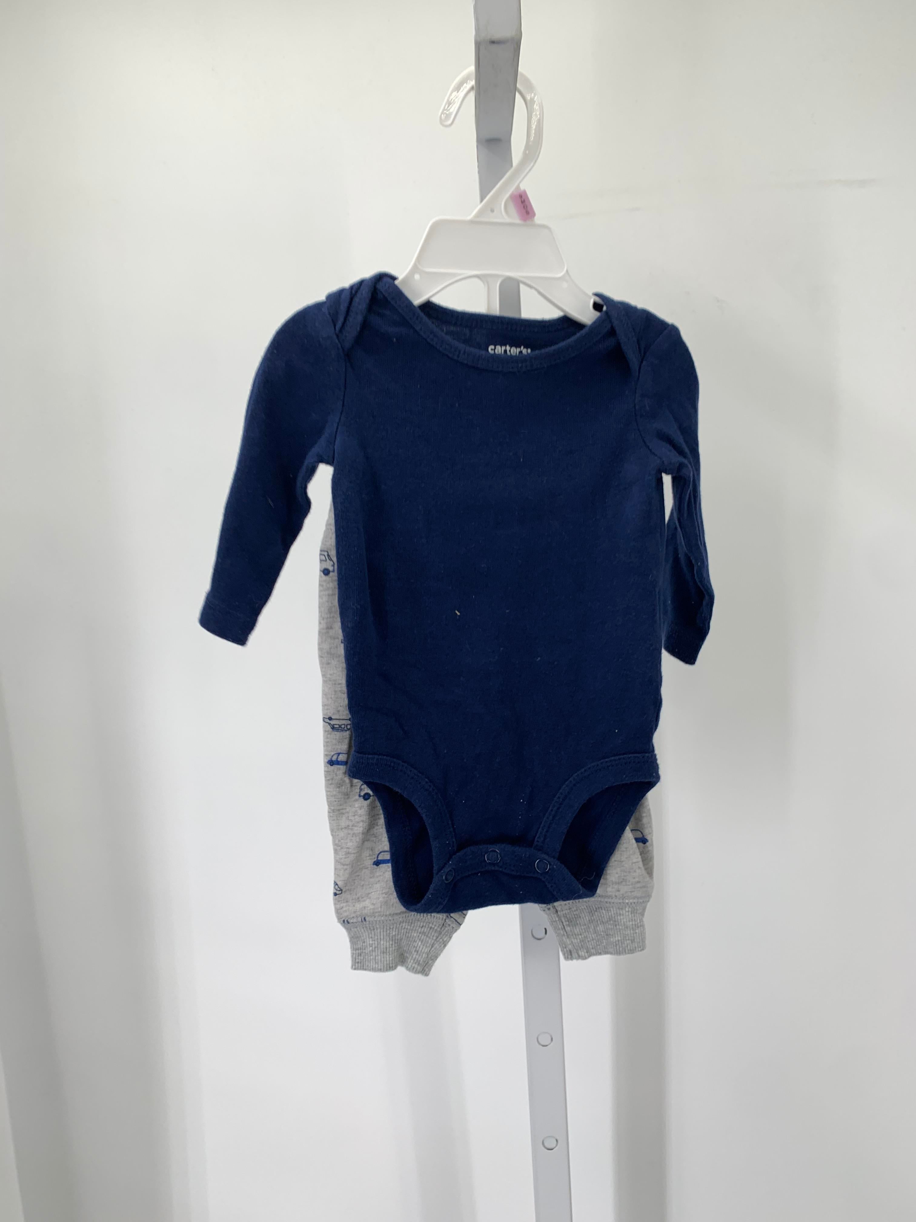 LONG SLV SHIRT AND GREY PANTS