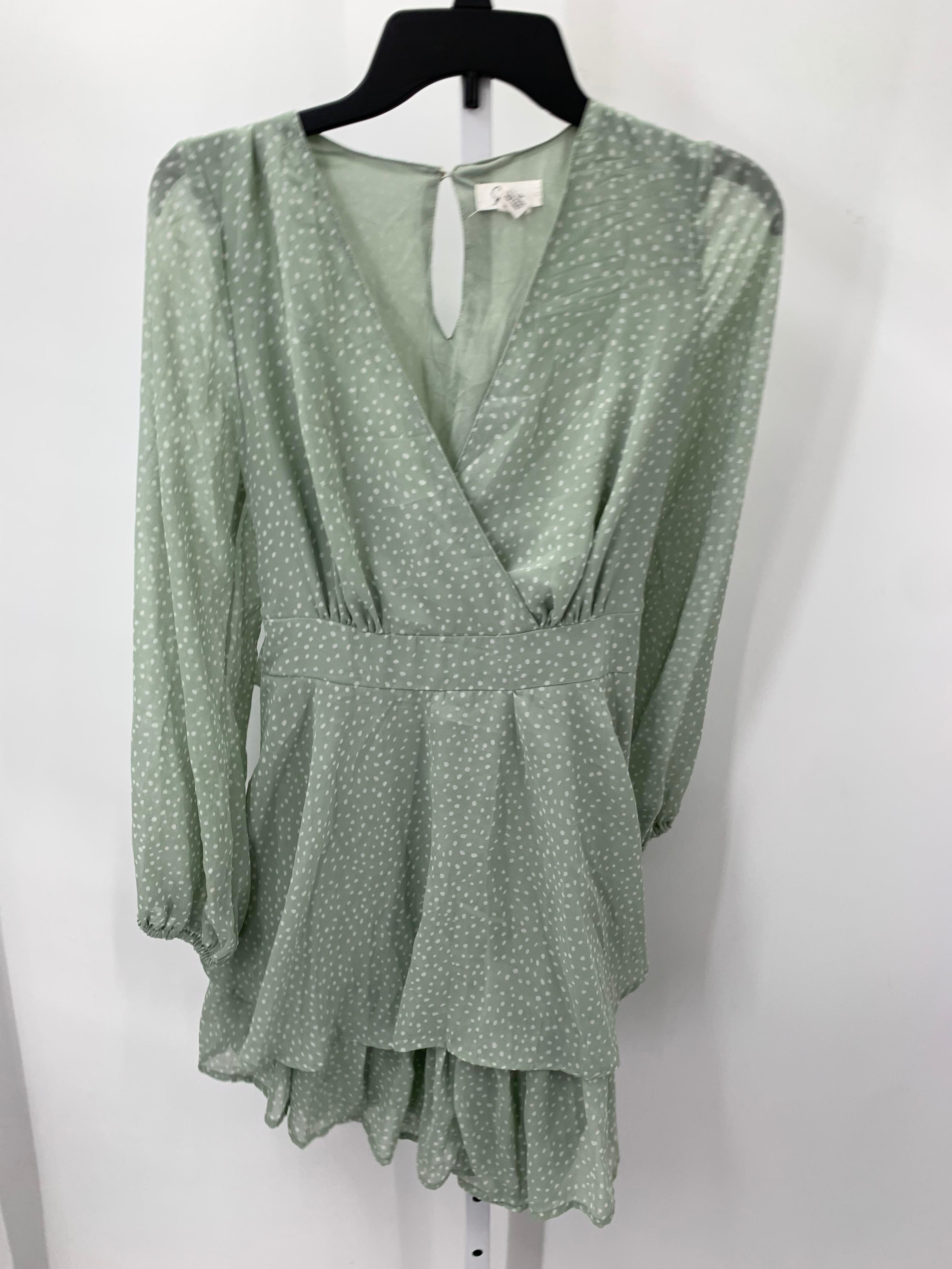 Japna Size Large Misses Long Sleeve Dress