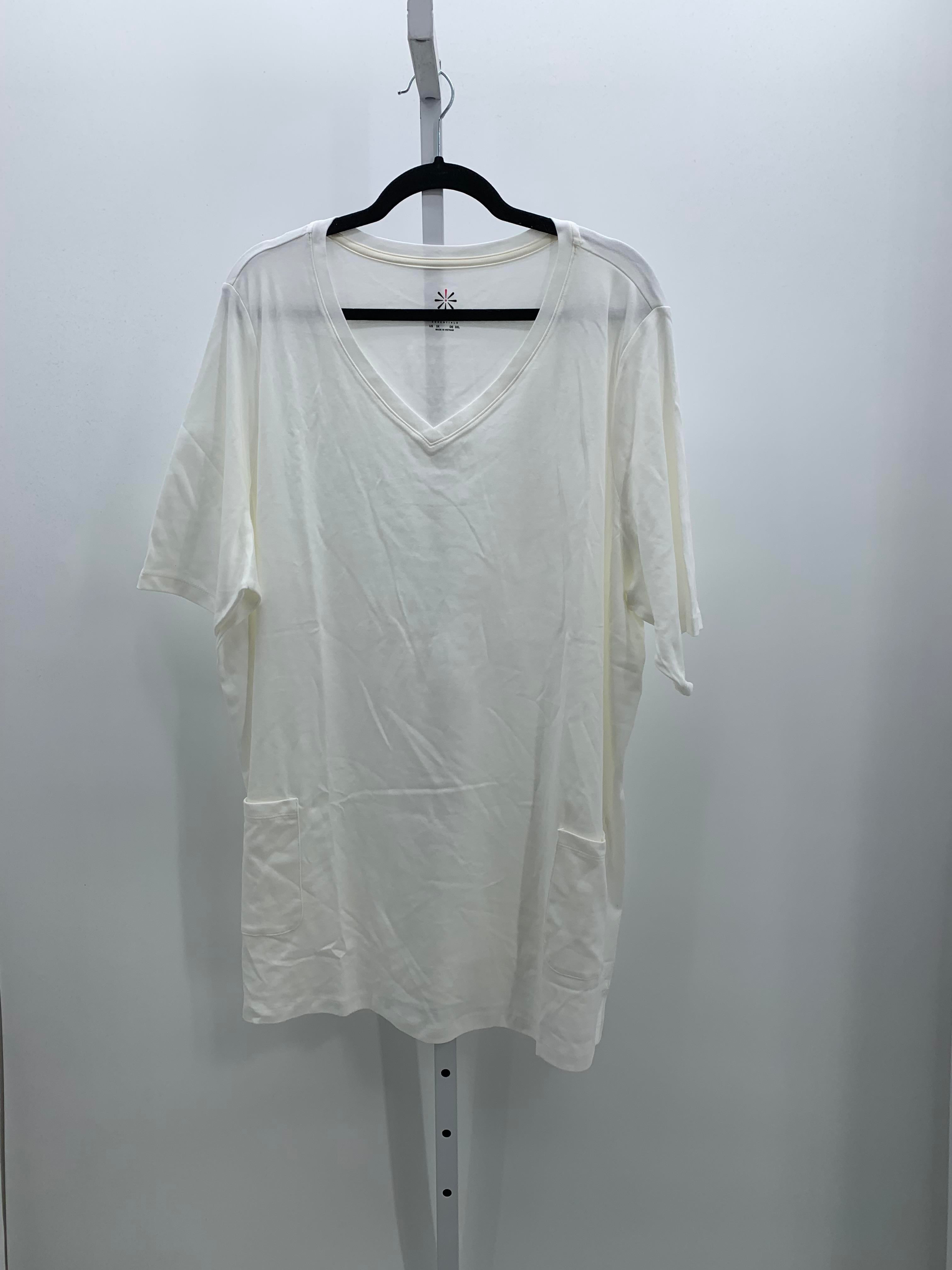Isaac Mizrahi Size 3X Womens Short Sleeve Shirt