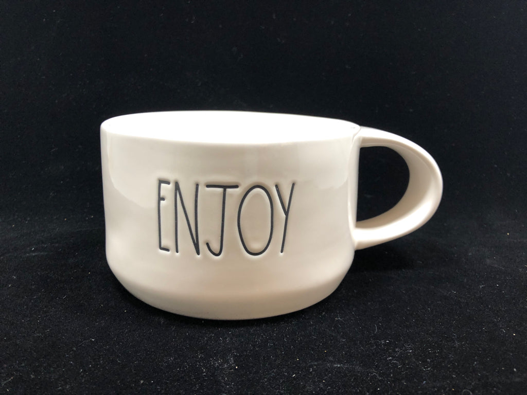 RAE DUNN "ENJOY" LARGE MUG.