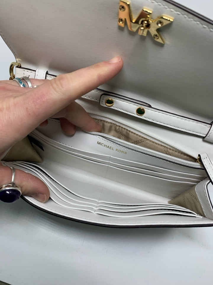 Michael Kors Mott Leather Clutch