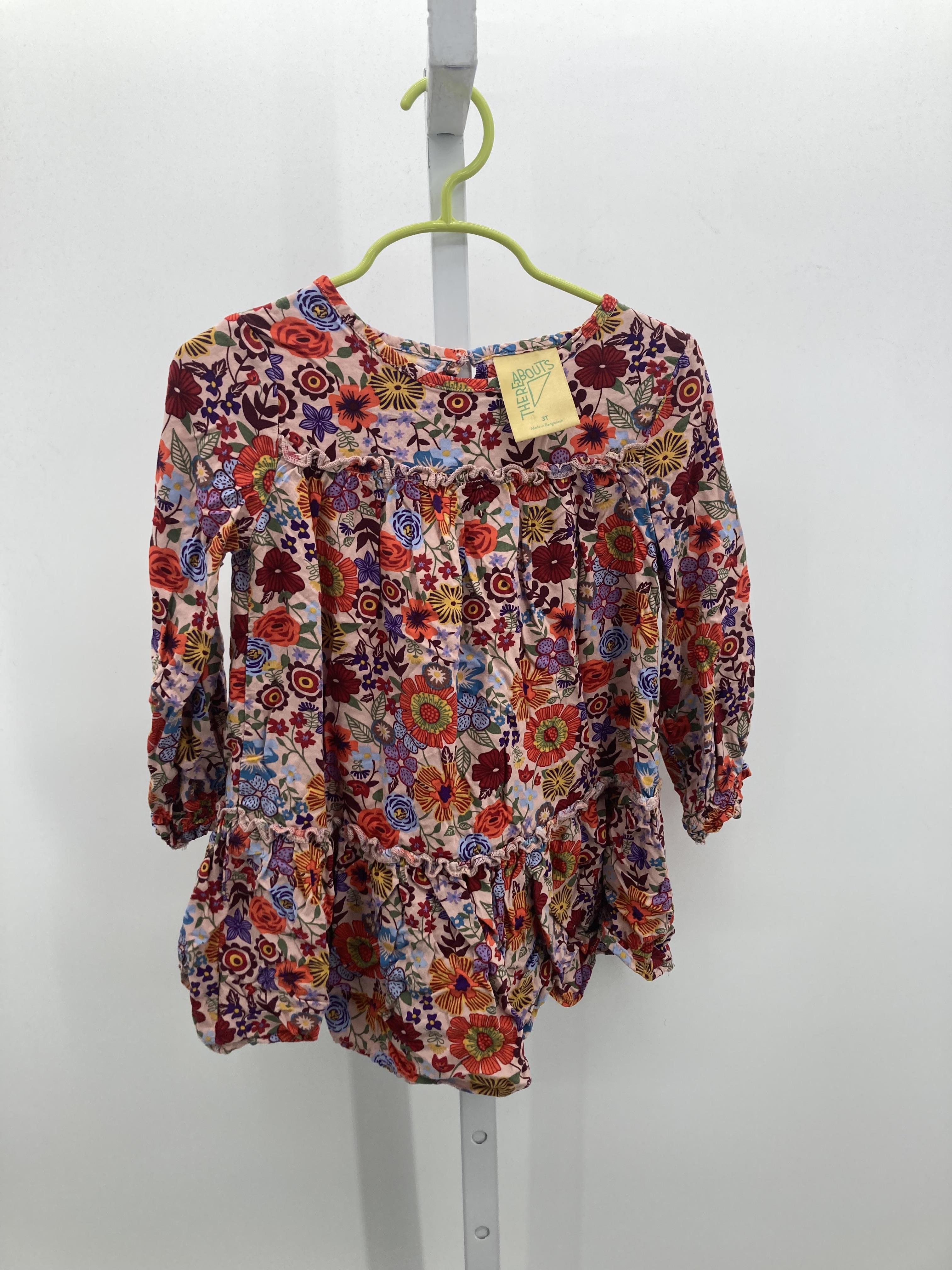 Thereabouts Size 3T Girls Long Sleeve Dress