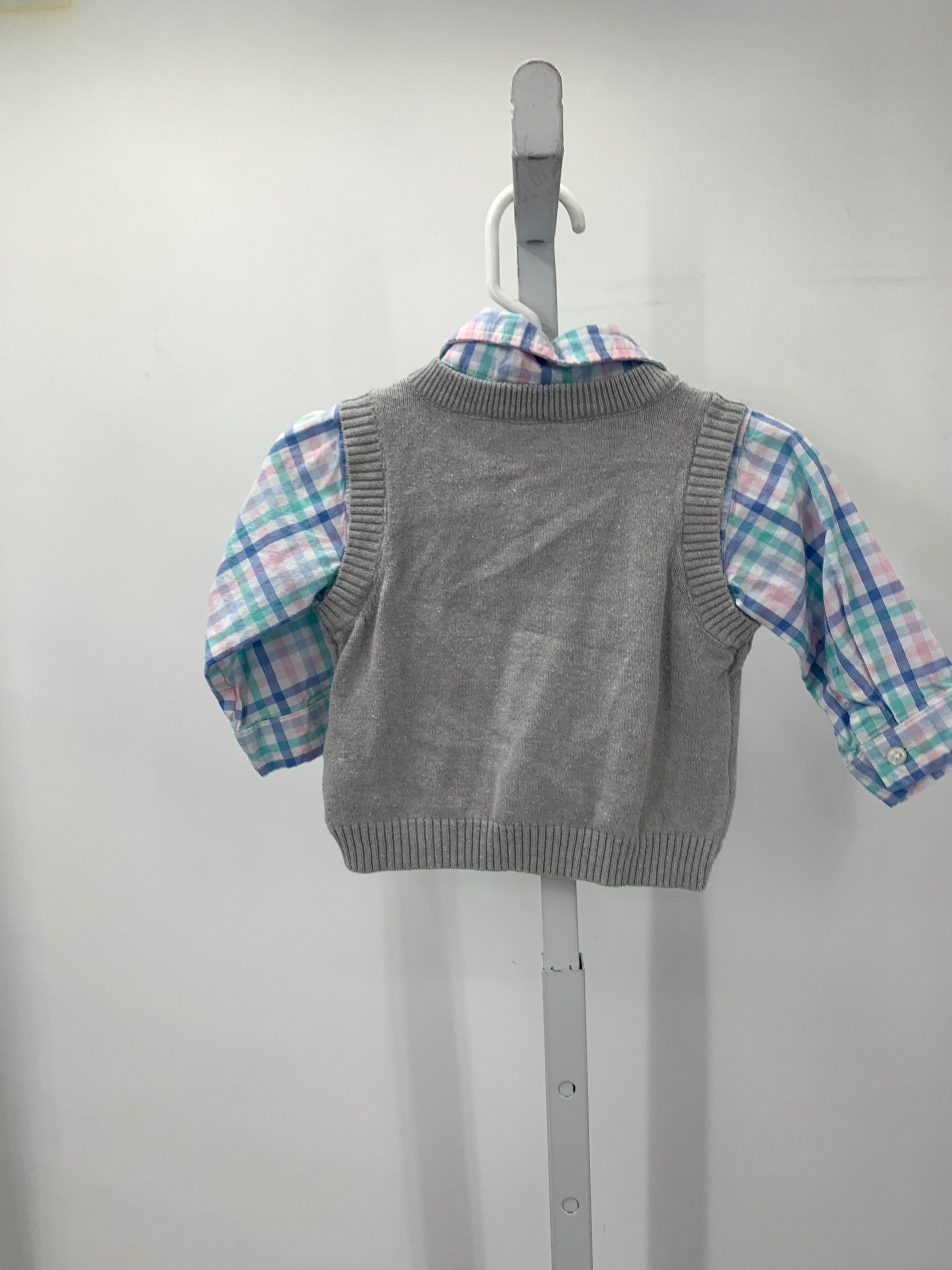 PINK PLAID DIAMOND SWEATER VEST