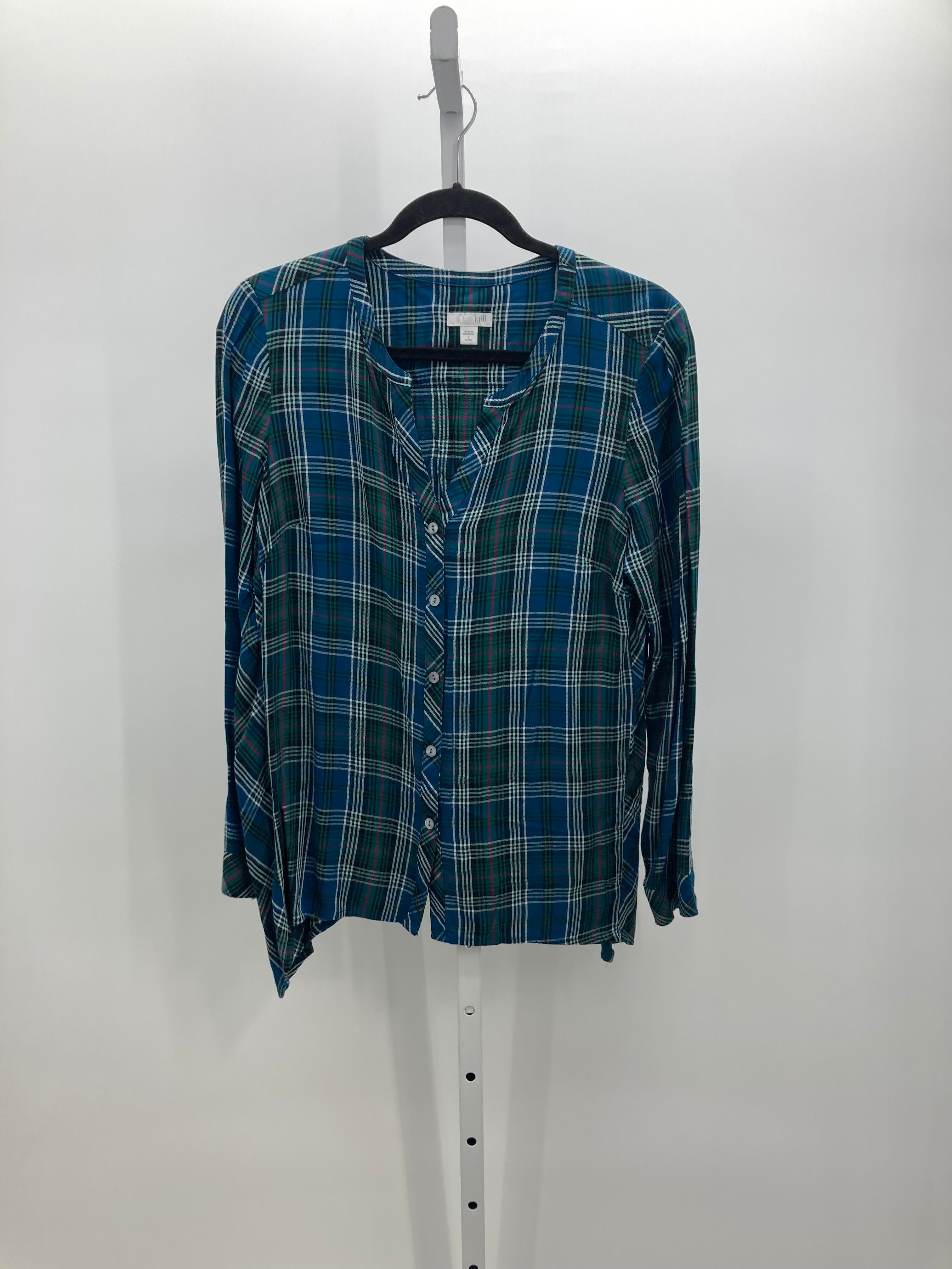 J-Jill Size Small Petite Petite Long Sleeve Shirt